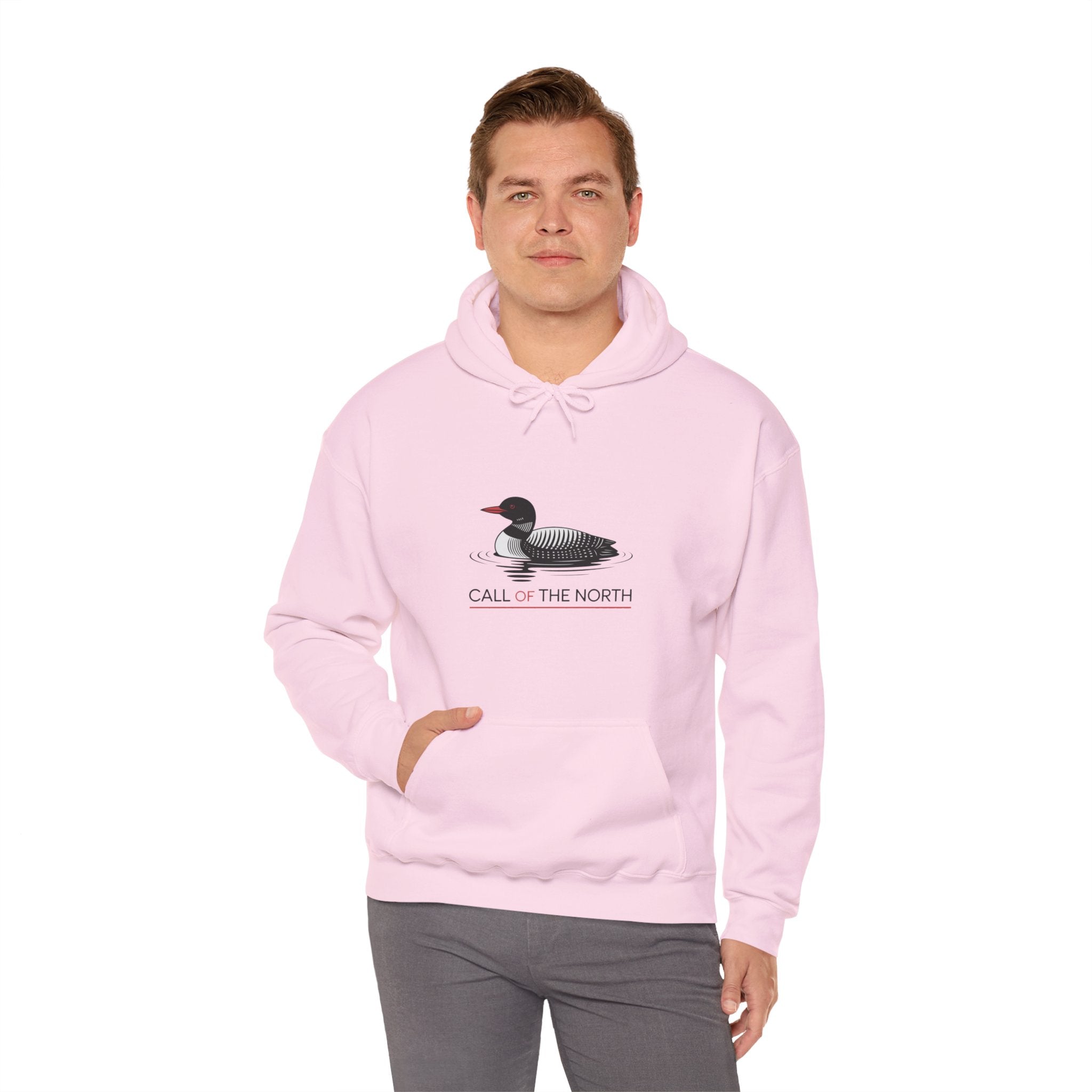 Loon Graphic Hoodie — "Call of the North" Nature Pullover