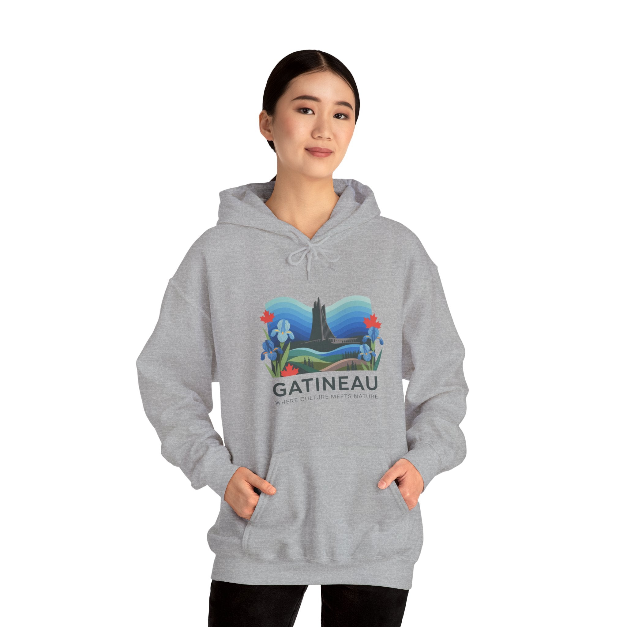 Gatineau Scenic Hoodie — Nature Park Landscape Graphic Sweatshirt