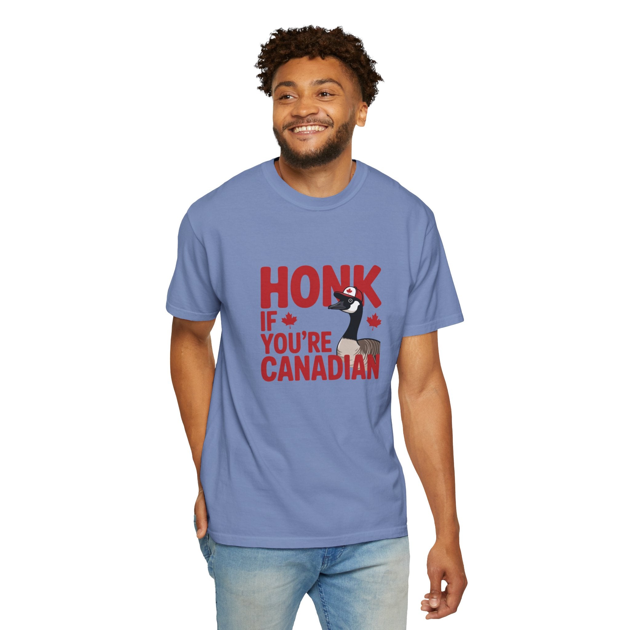 Honk If You’re Canadian T-Shirt — Funny Canada Goose Pride Tee