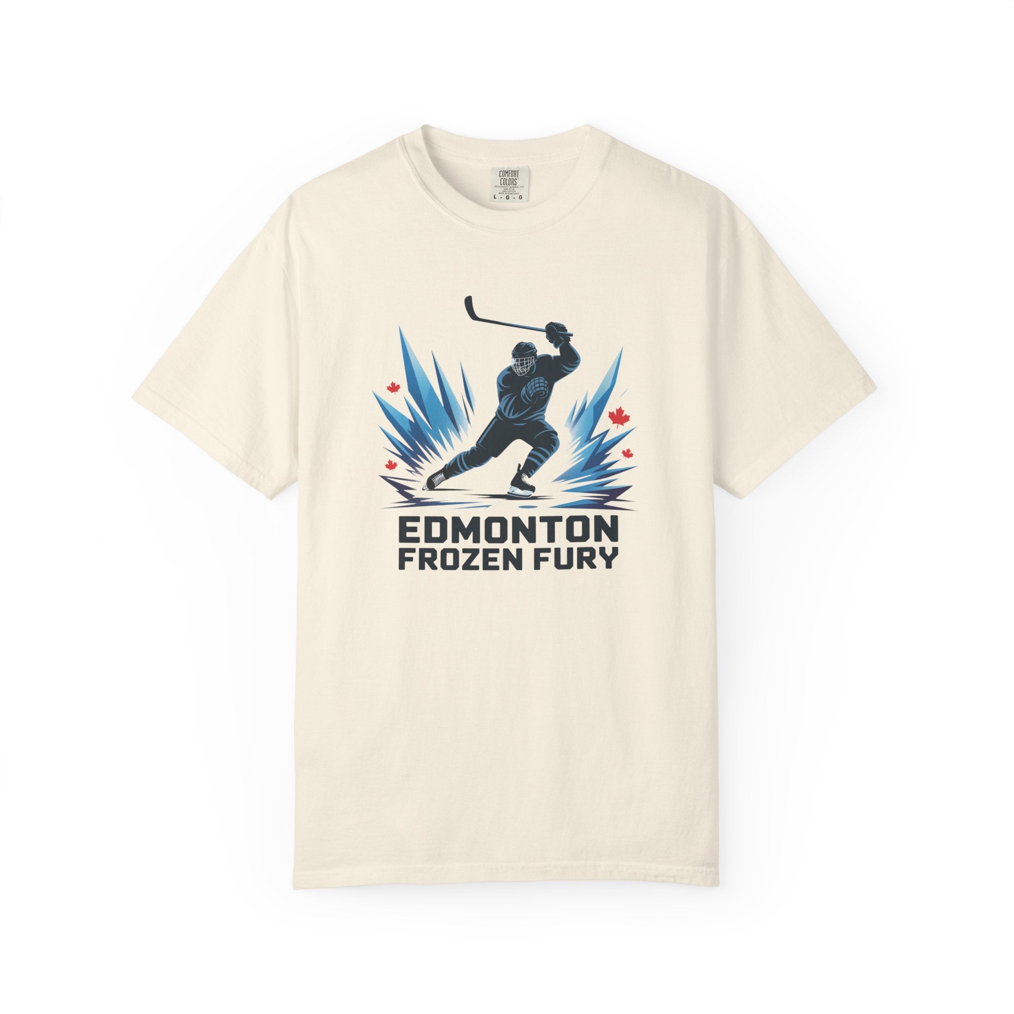 Edmonton Frozen Fury Hockey T-Shirt — Men's Ice Hockey Graphic Tee