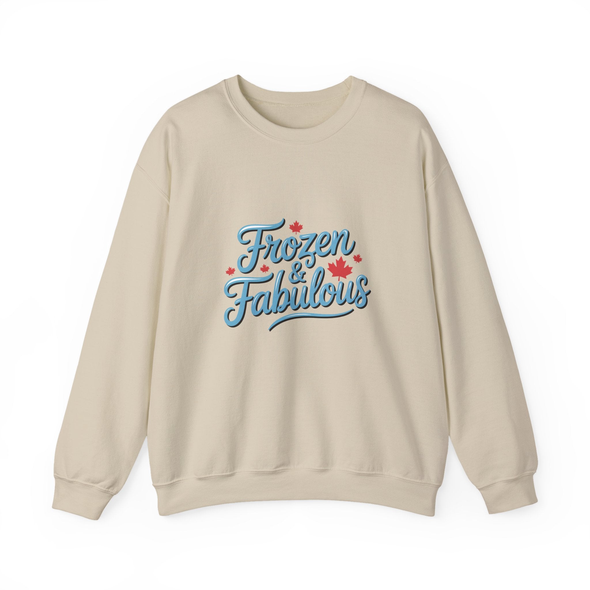 "Frozen & Fabulous" Cozy Winter Crewneck Sweatshirt