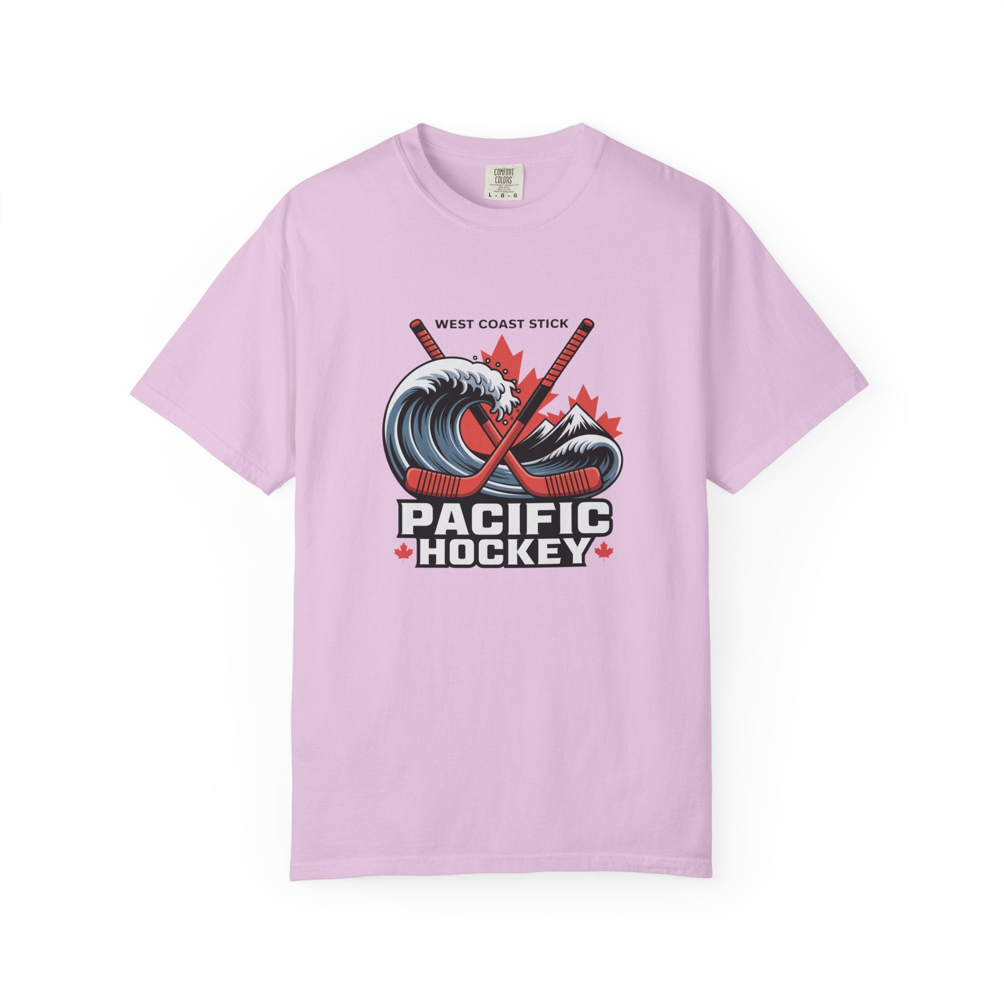 Pacific Hockey T‑Shirt — West Coast Wave & Maple Leafs Hockey Tee