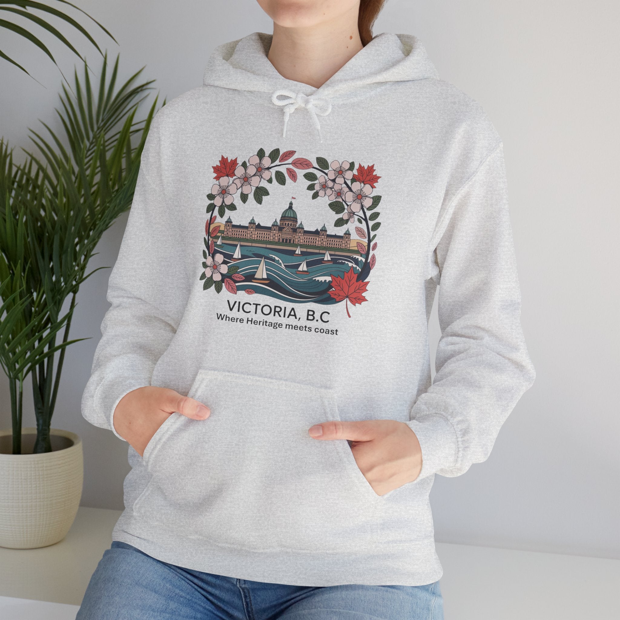 Victoria B.C. Art Design -  Hoodie
