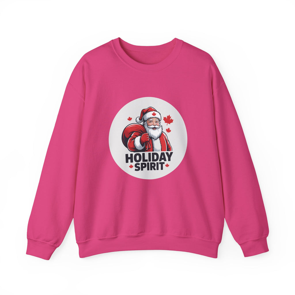 Holiday Spirit Sweatshirt — Santa Claus Christmas Crewneck