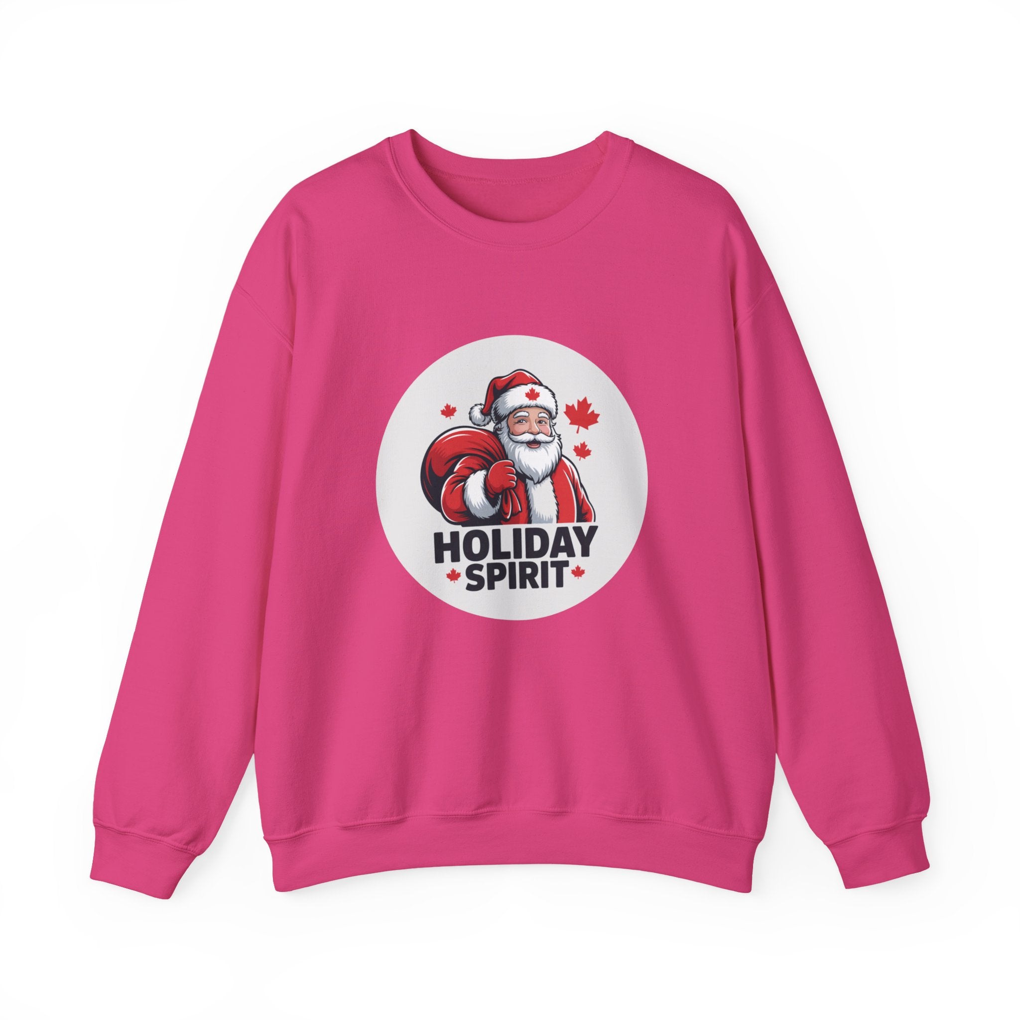 Holiday Spirit Sweatshirt — Santa Claus Christmas Crewneck