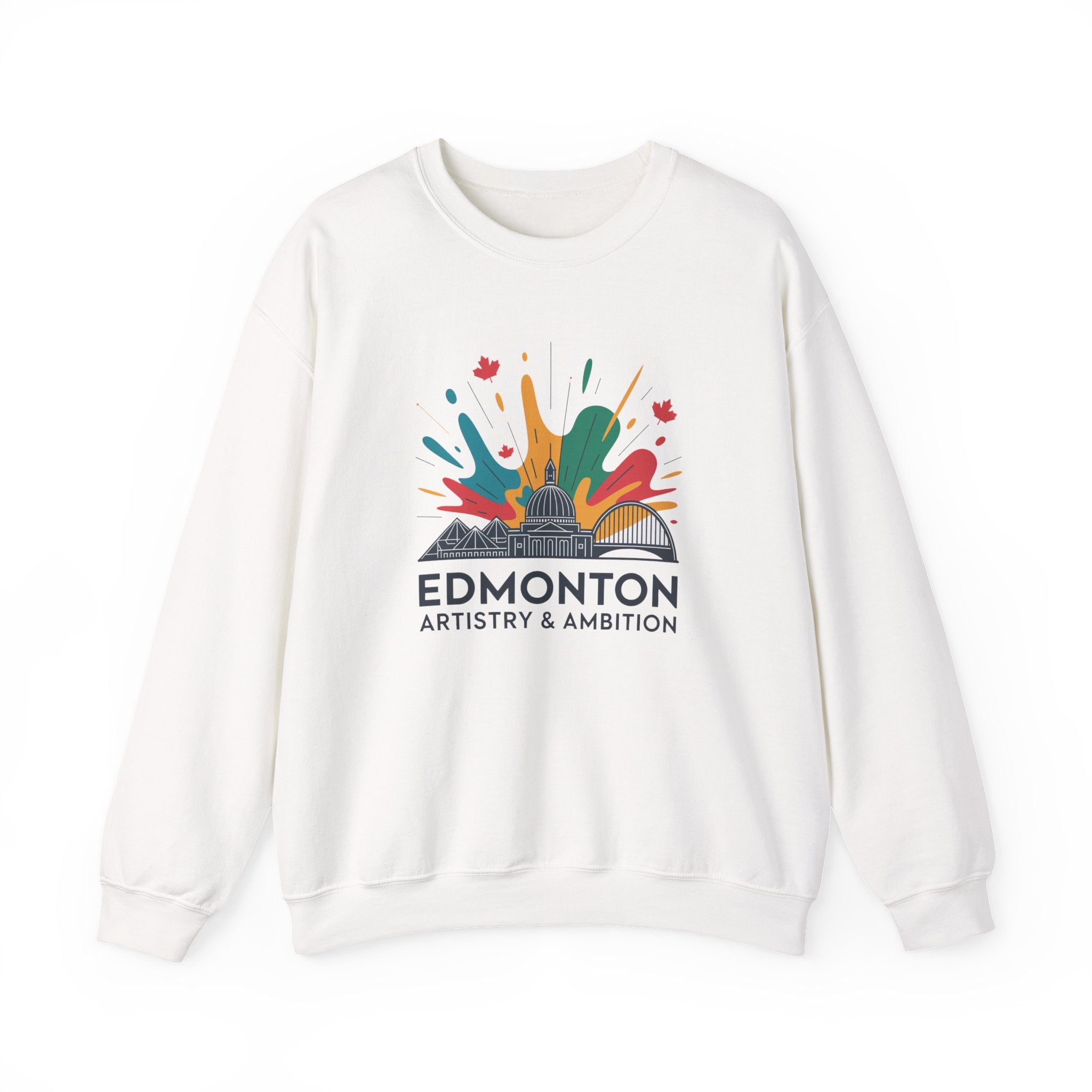 Edmonton Artistry & Ambition Crewneck Sweatshirt — City Arts Graphic Pullover