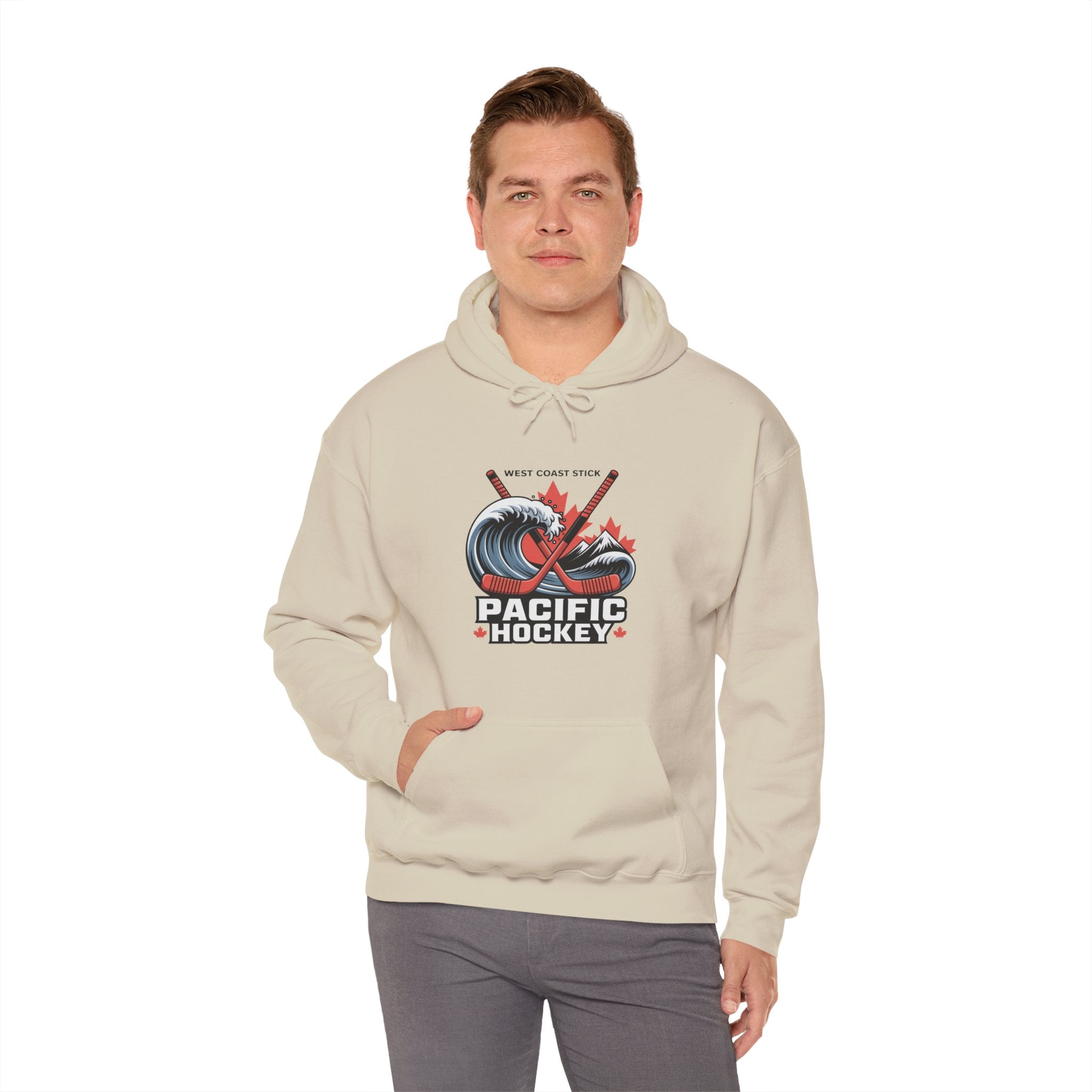 Pacific Hockey Hoodie — West Coast Waves Hockey Logo Pullover