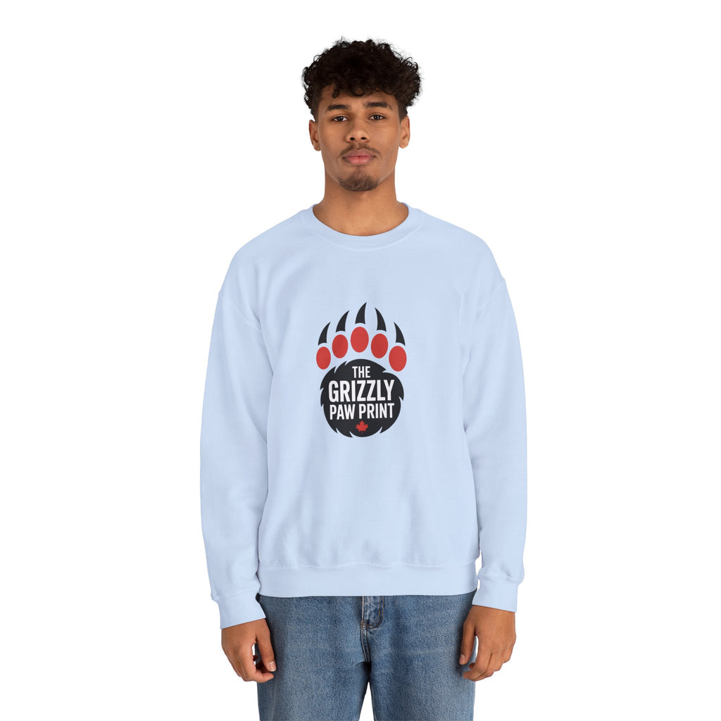 The Grizzly Paw Print Logo Crewneck - Sweatshirt