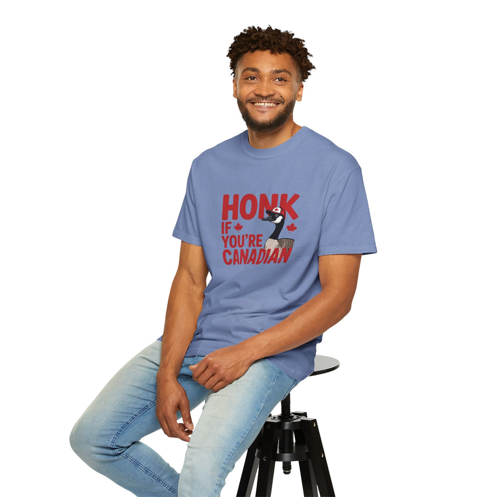 Honk If You’re Canadian T-Shirt — Funny Canada Goose Pride Tee
