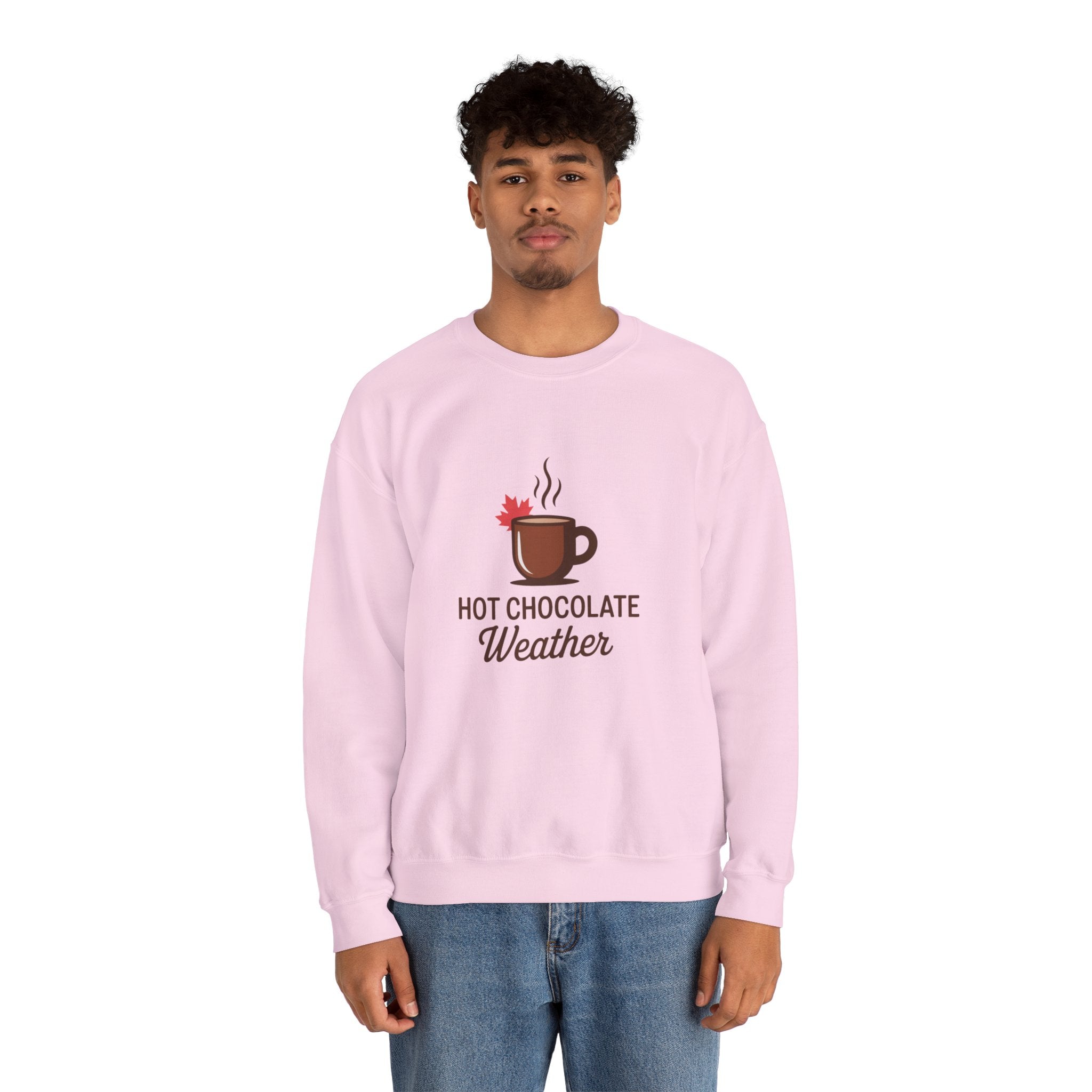 Hot Chocolate Weather Sweatshirt – Cozy Fall & Winter Crewneck