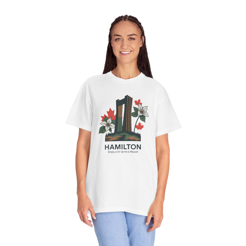 Hamilton Landmark Tee — 'Steel City with a Heart' Graphic T-Shirt