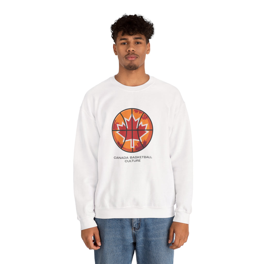 Canada Basketball Culture Sweatshirt — Maple Leaf Basketball Crewneck
