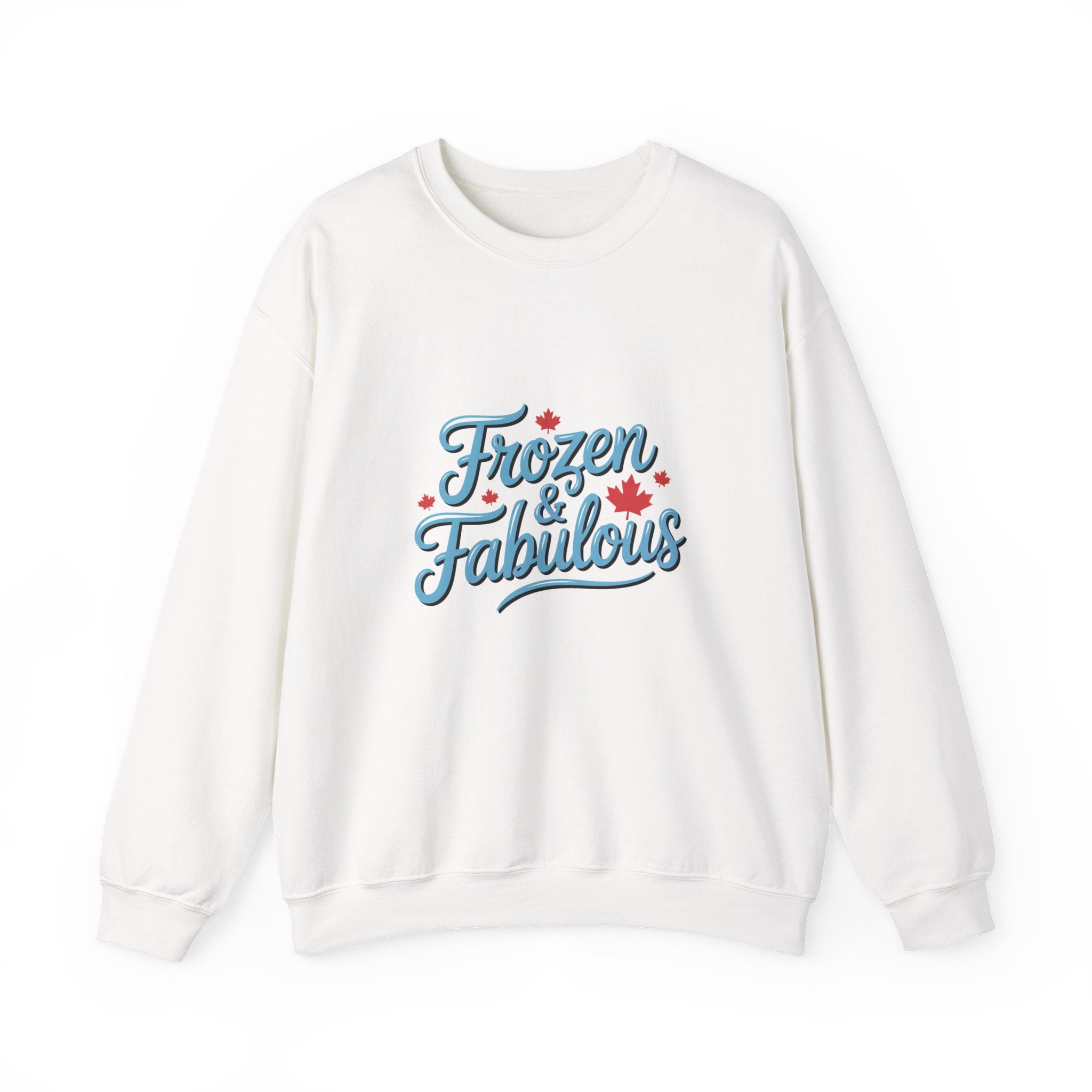 "Frozen & Fabulous" Cozy Winter Crewneck Sweatshirt