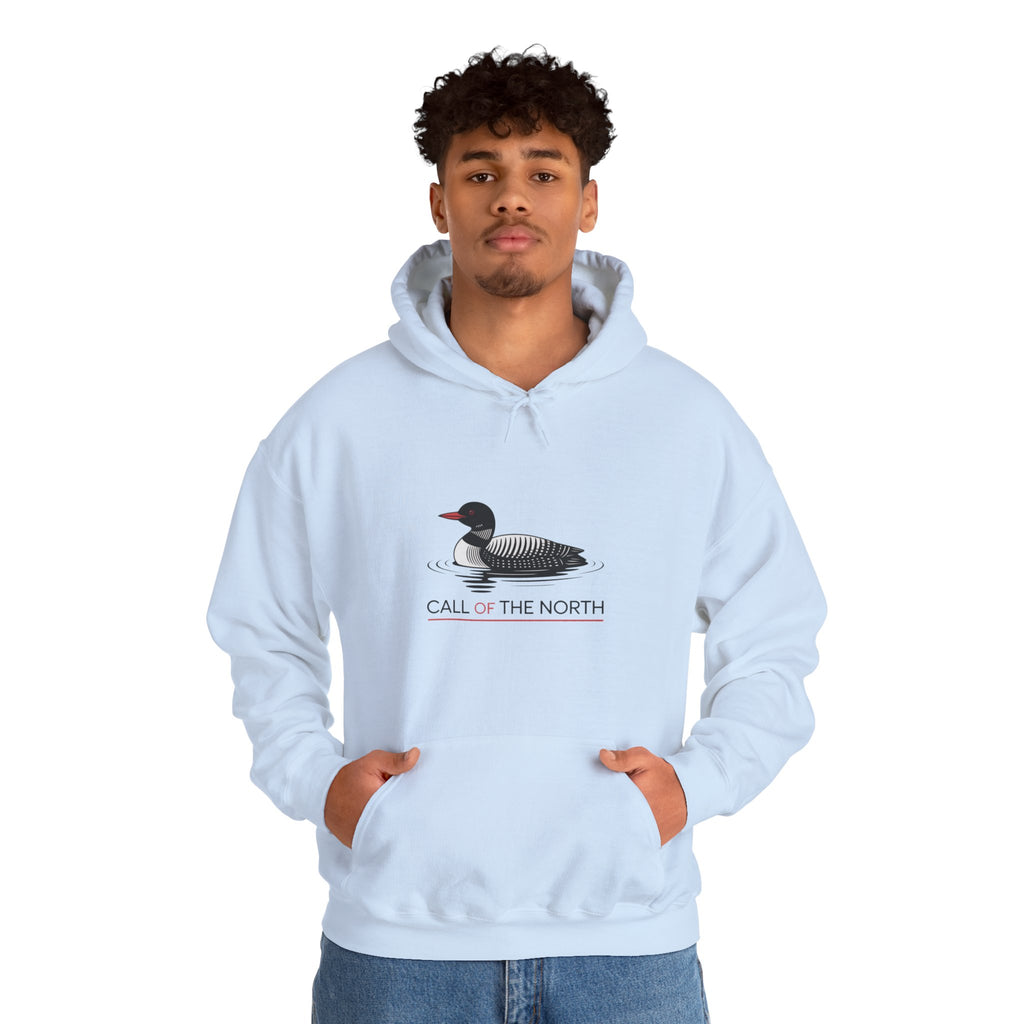 Loon Graphic Hoodie — "Call of the North" Nature Pullover