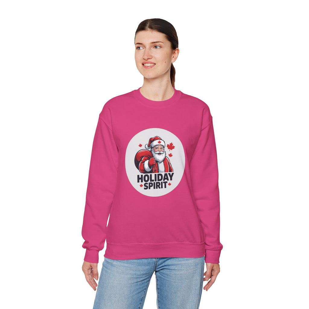 Holiday Spirit Sweatshirt — Santa Claus Christmas Crewneck