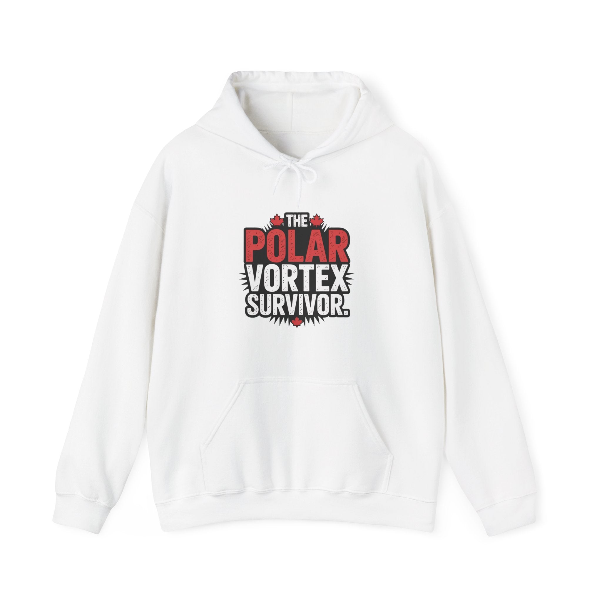 Polar Vortex Survivor Hoodie — Funny Cold Weather Sweatshirt