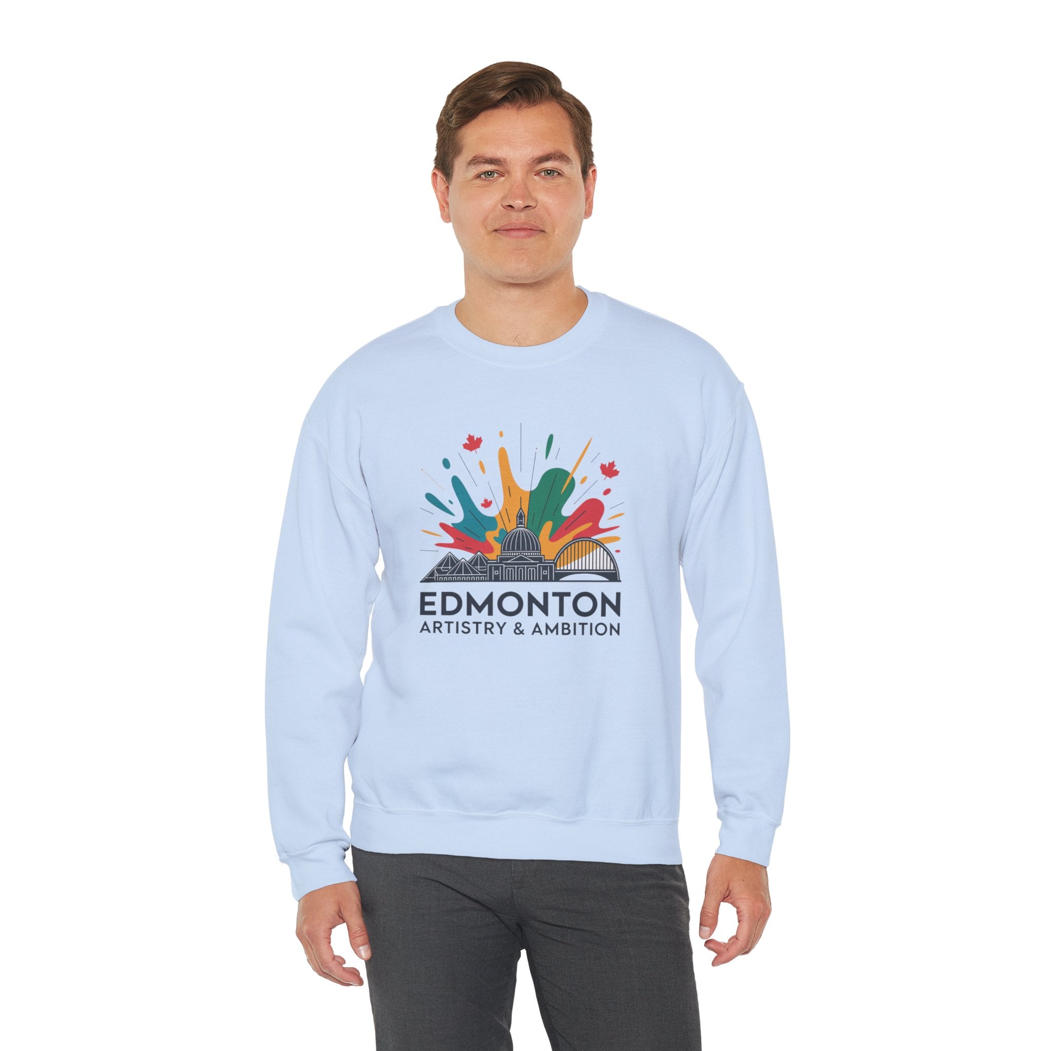 Edmonton Artistry & Ambition Crewneck Sweatshirt — City Arts Graphic Pullover