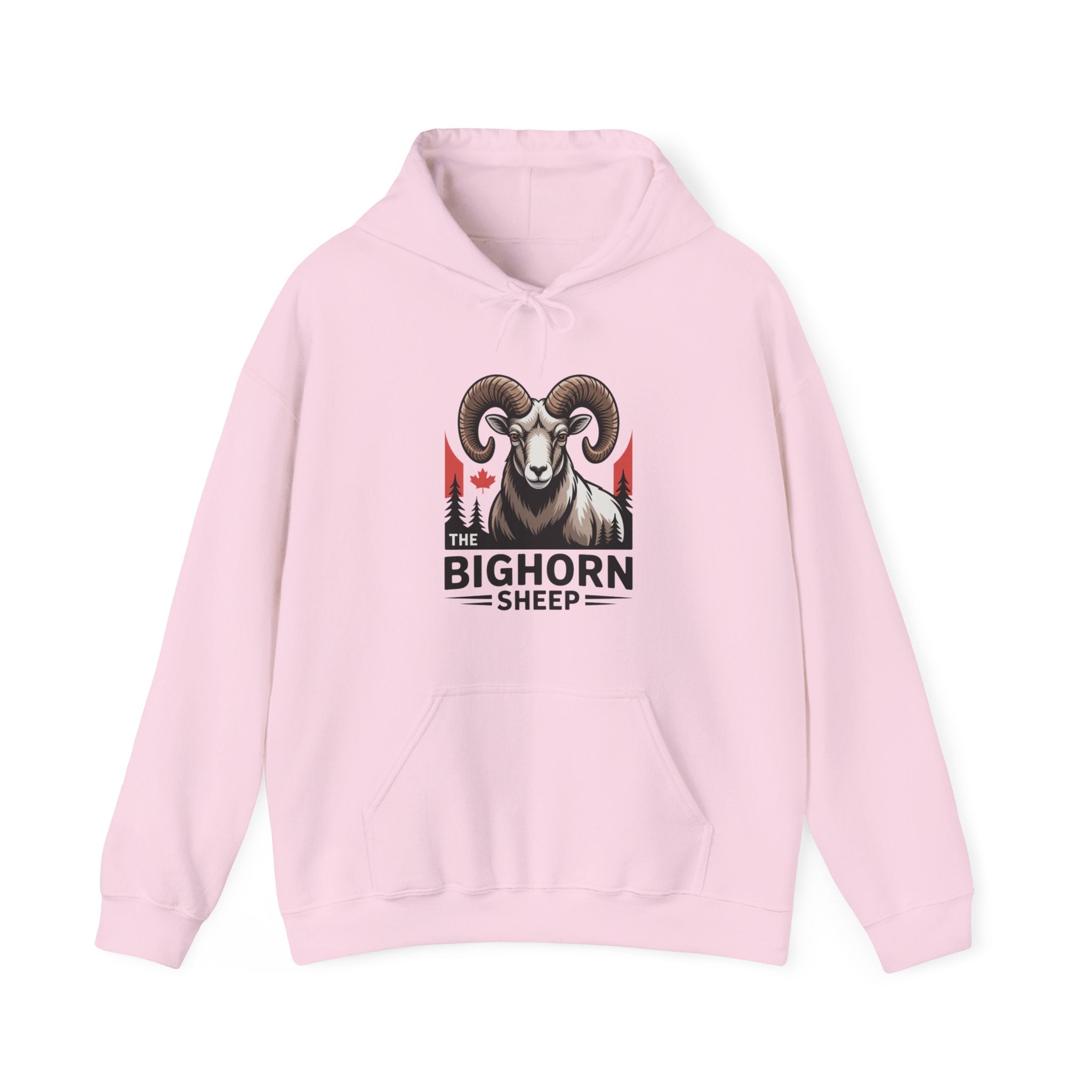 Bighorn Sheep Hoodie — Vintage Mountain Ram Graphic Pullover
