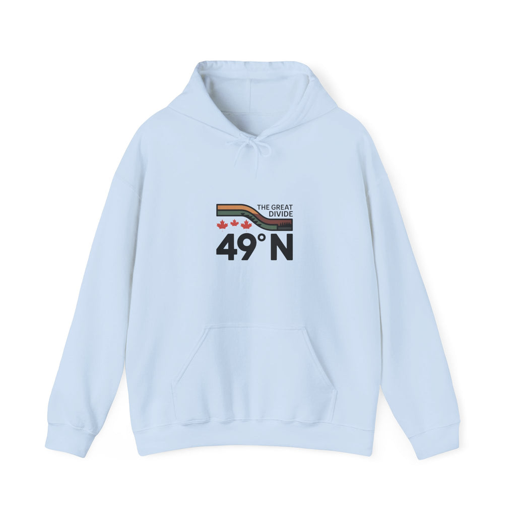 49N The Great Divide Hoodie — Canada Border Latitude Pullover
