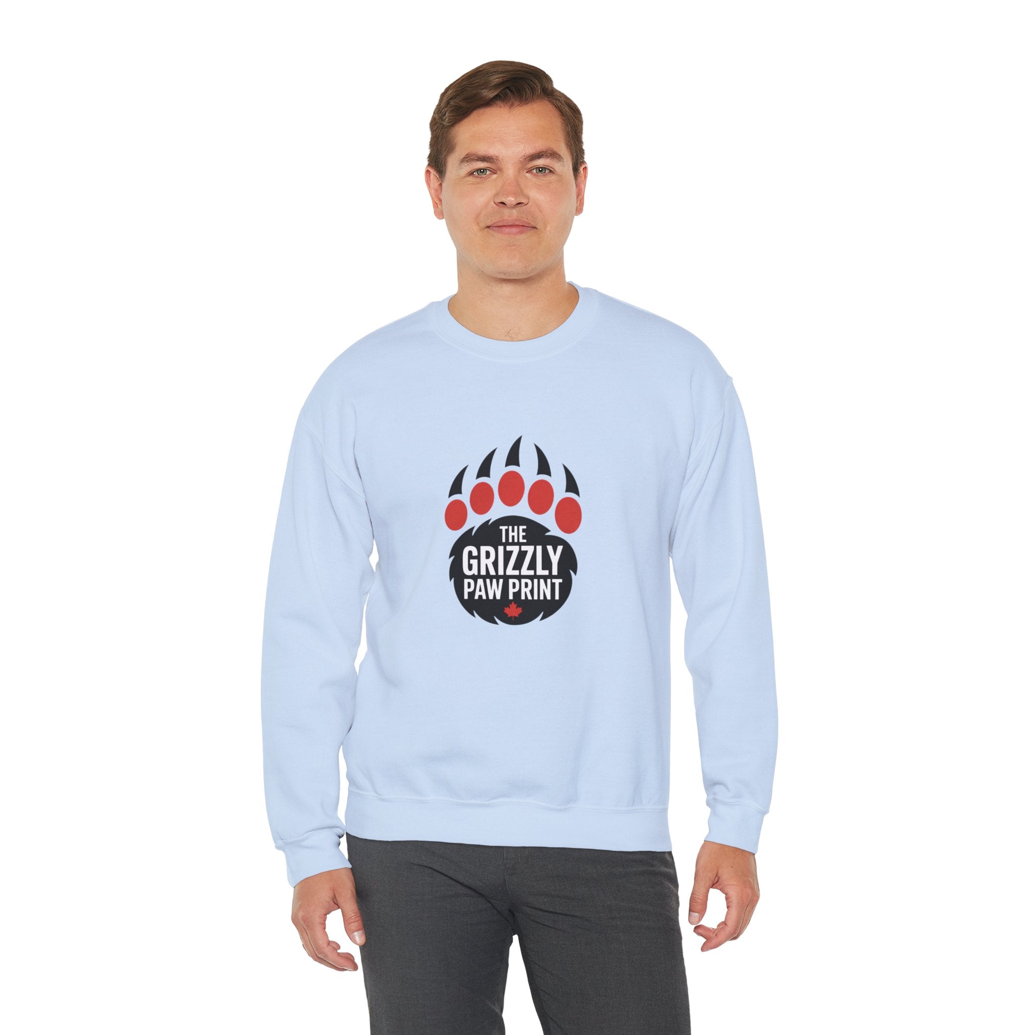 The Grizzly Paw Print Logo Crewneck - Sweatshirt