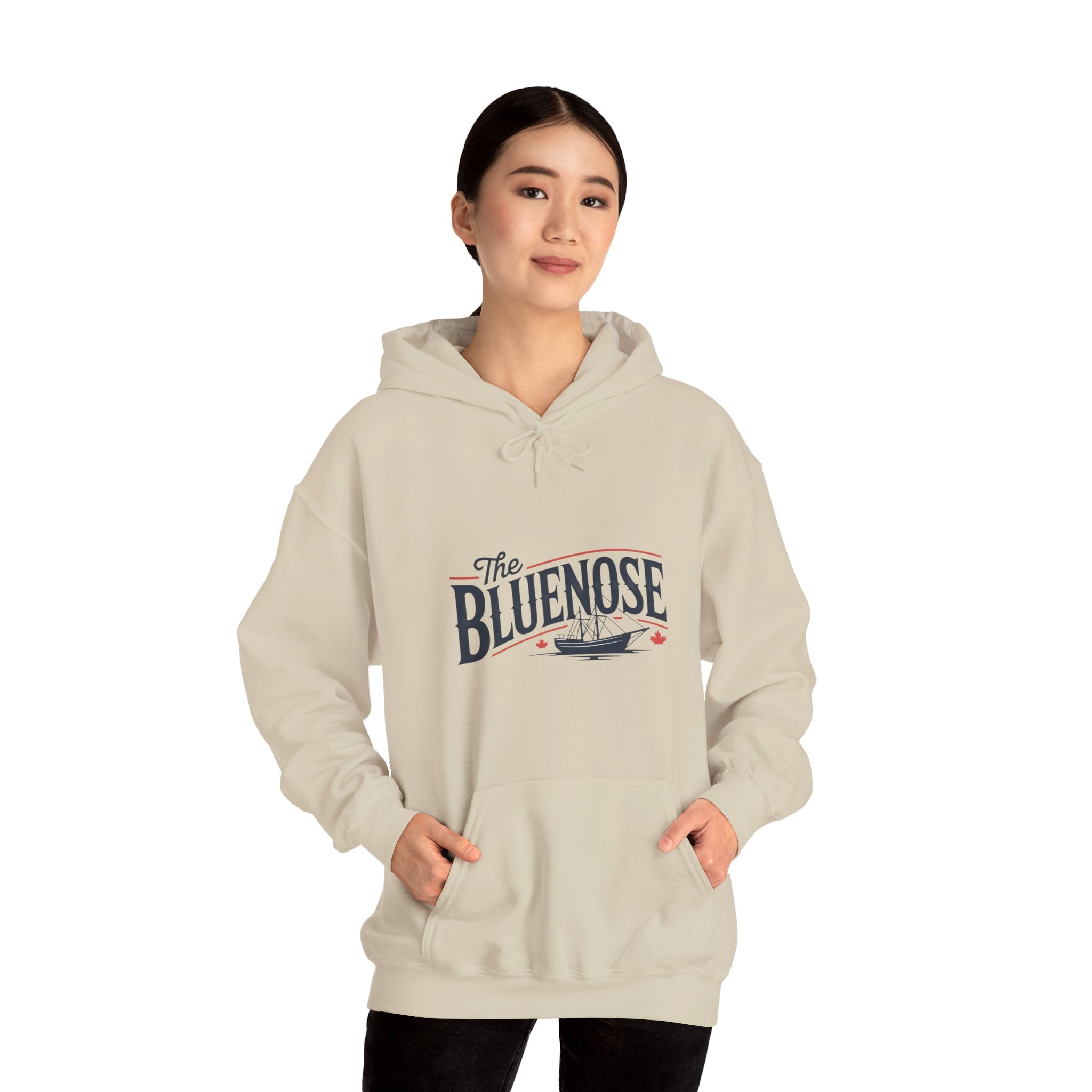 Bluenose Hoodie — Vintage Maritime Boat Logo Pullover