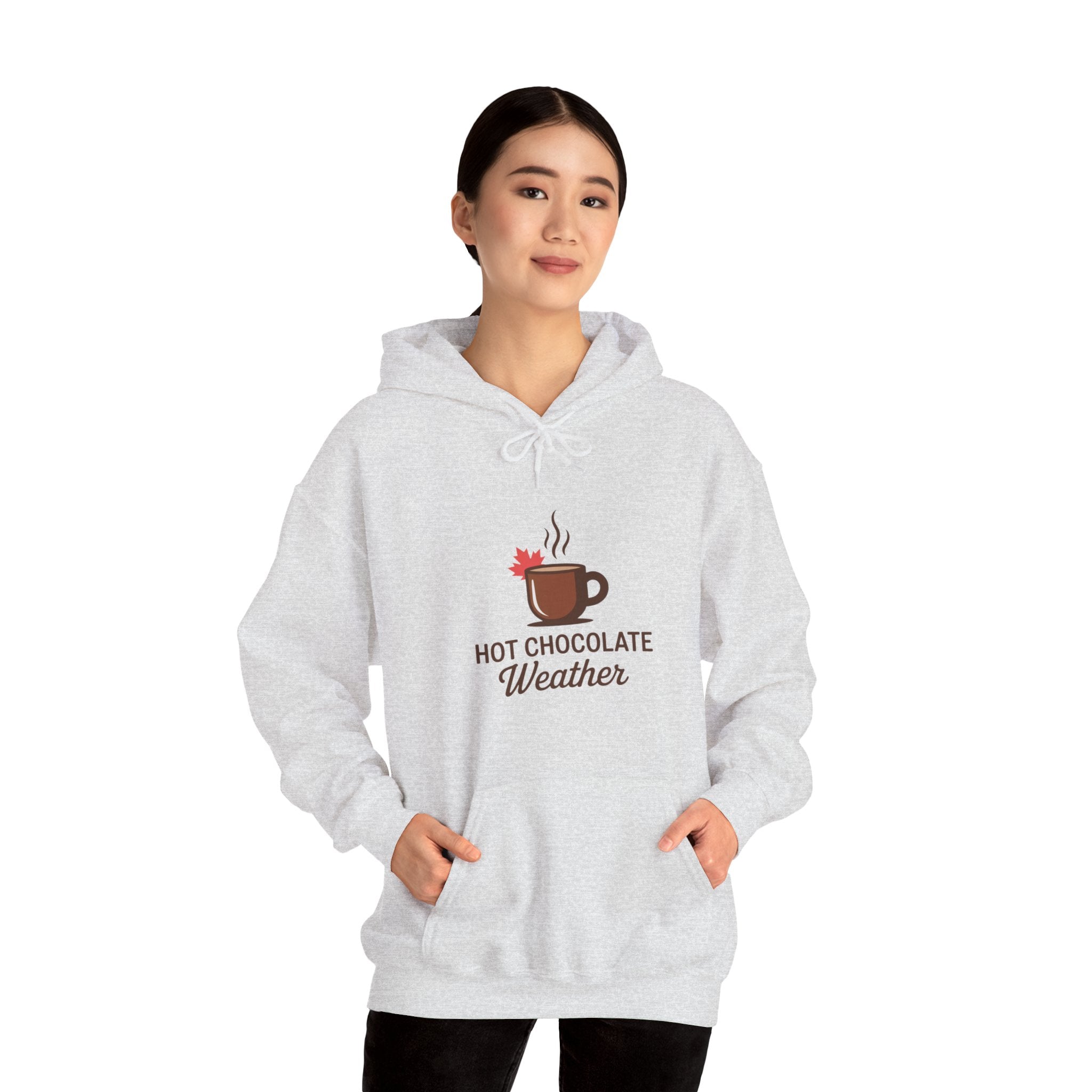 Hot Chocolate Weather Hoodie — Cozy Winter Cocoa Sweatshirt