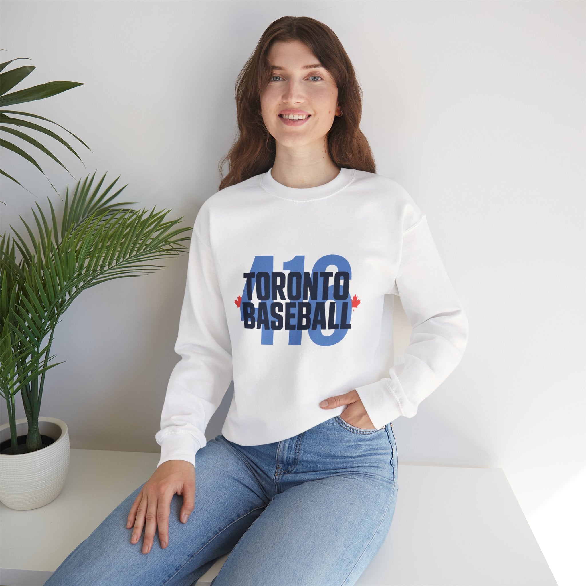 Toronto Baseball 416 Sweatshirt – Retro Toronto Blue Crewneck