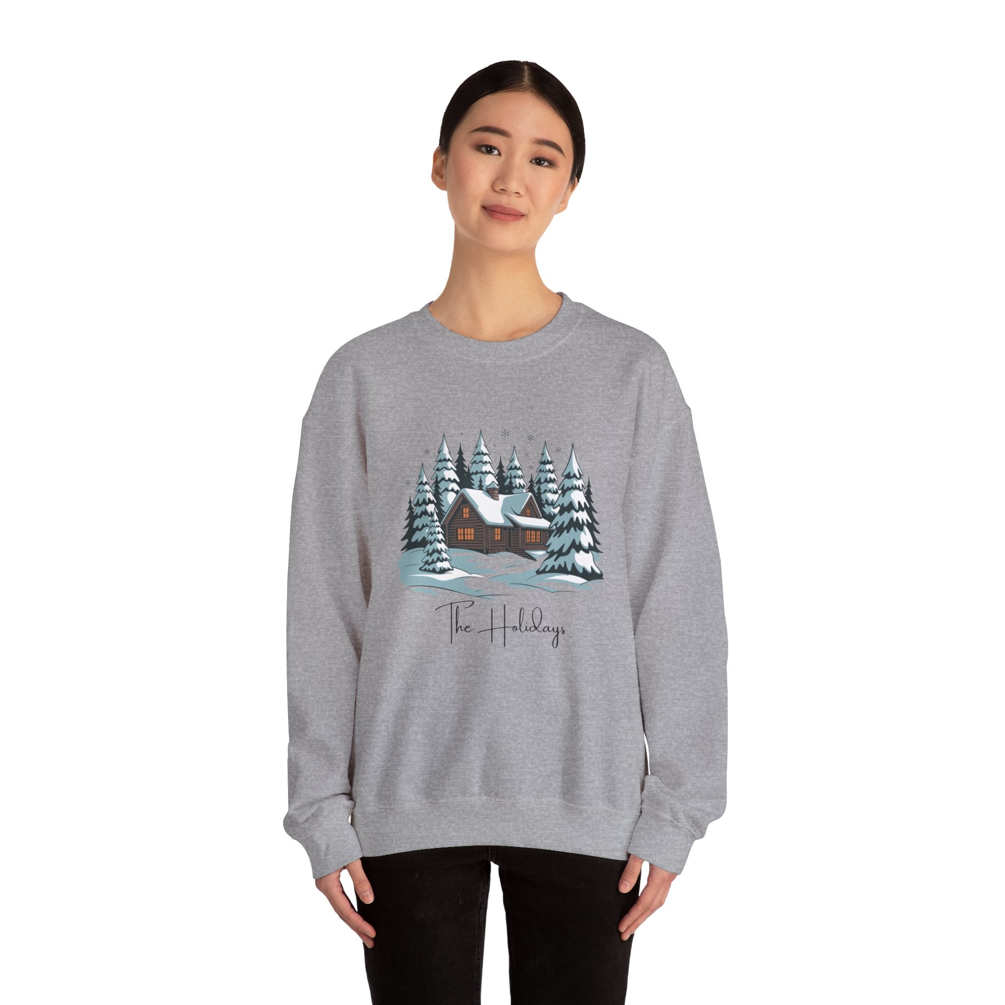 Holiday Cabin Sweatshirt — The Holidays Winter Crewneck
