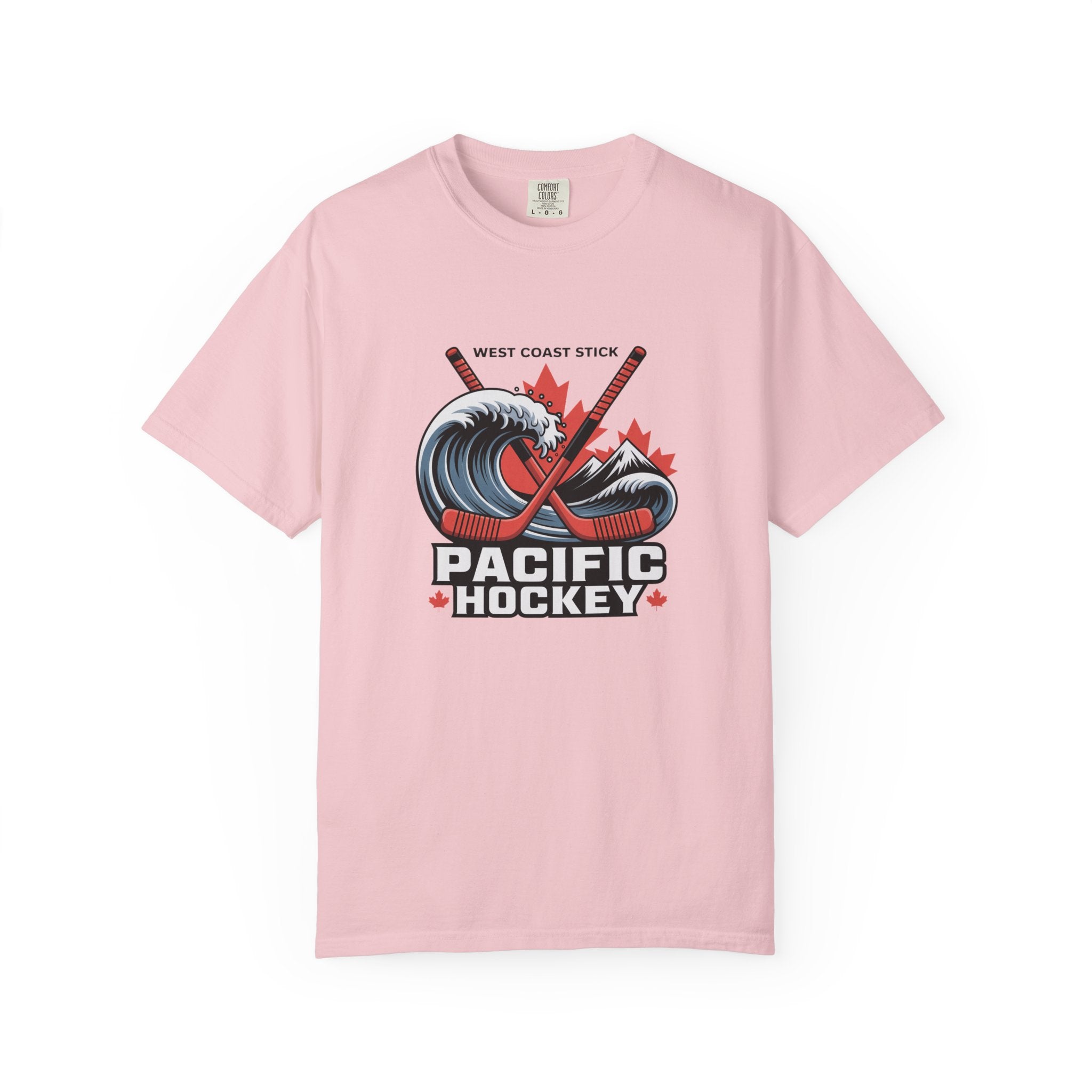 Pacific Hockey T‑Shirt — West Coast Wave & Maple Leafs Hockey Tee