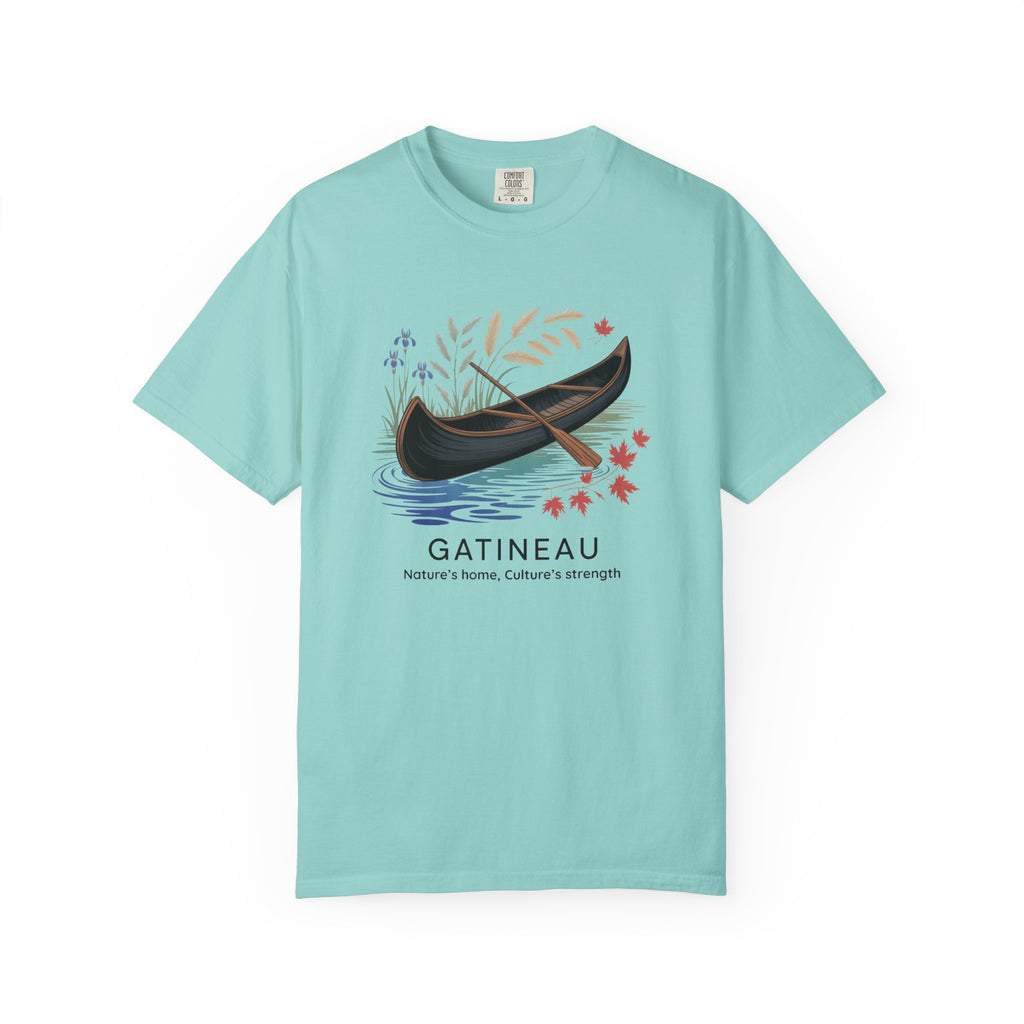 Gatineau Canoe T‑Shirt — Scenic Vintage Canoe Graphic Tee
