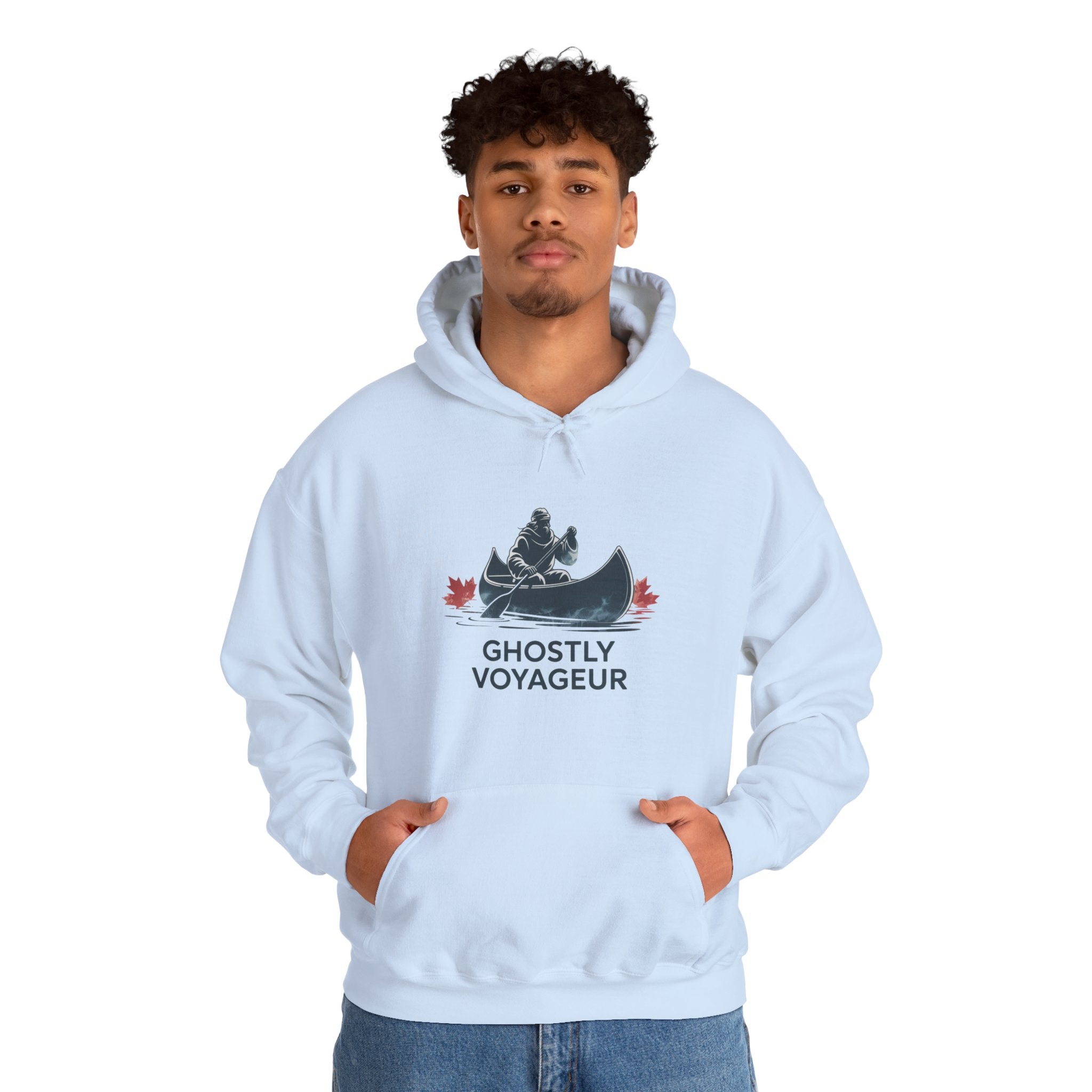 Ghostly Voyageur Canoe Hoodie
