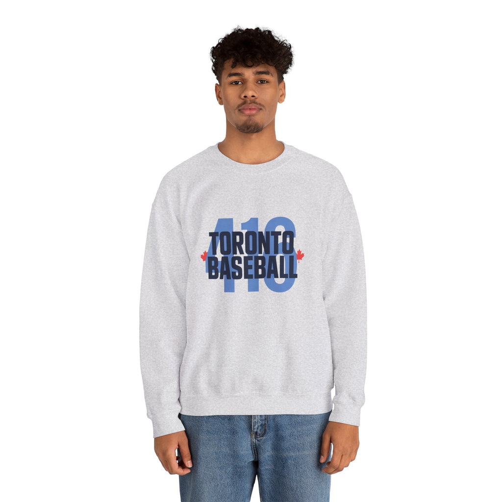 Toronto Baseball 416 Sweatshirt – Retro Toronto Blue Crewneck
