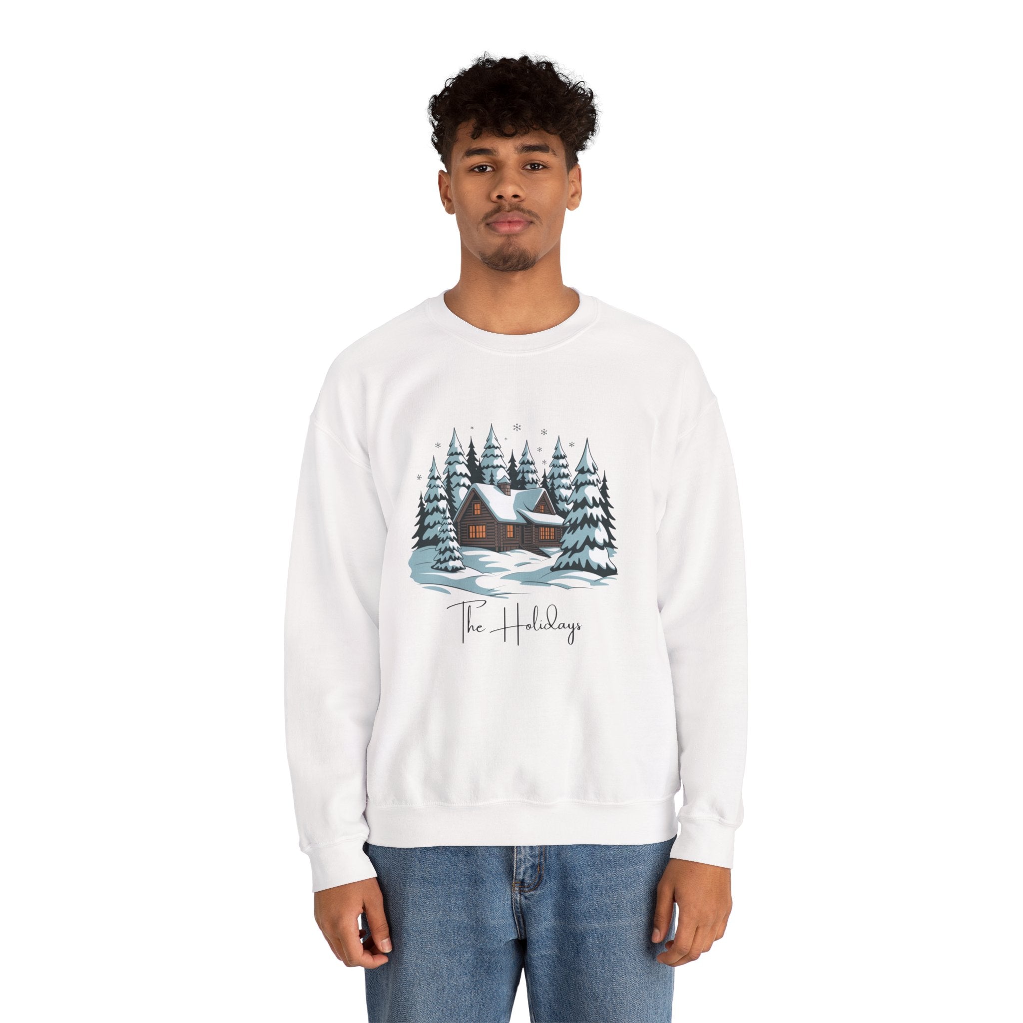 Holiday Cabin Sweatshirt — The Holidays Winter Crewneck