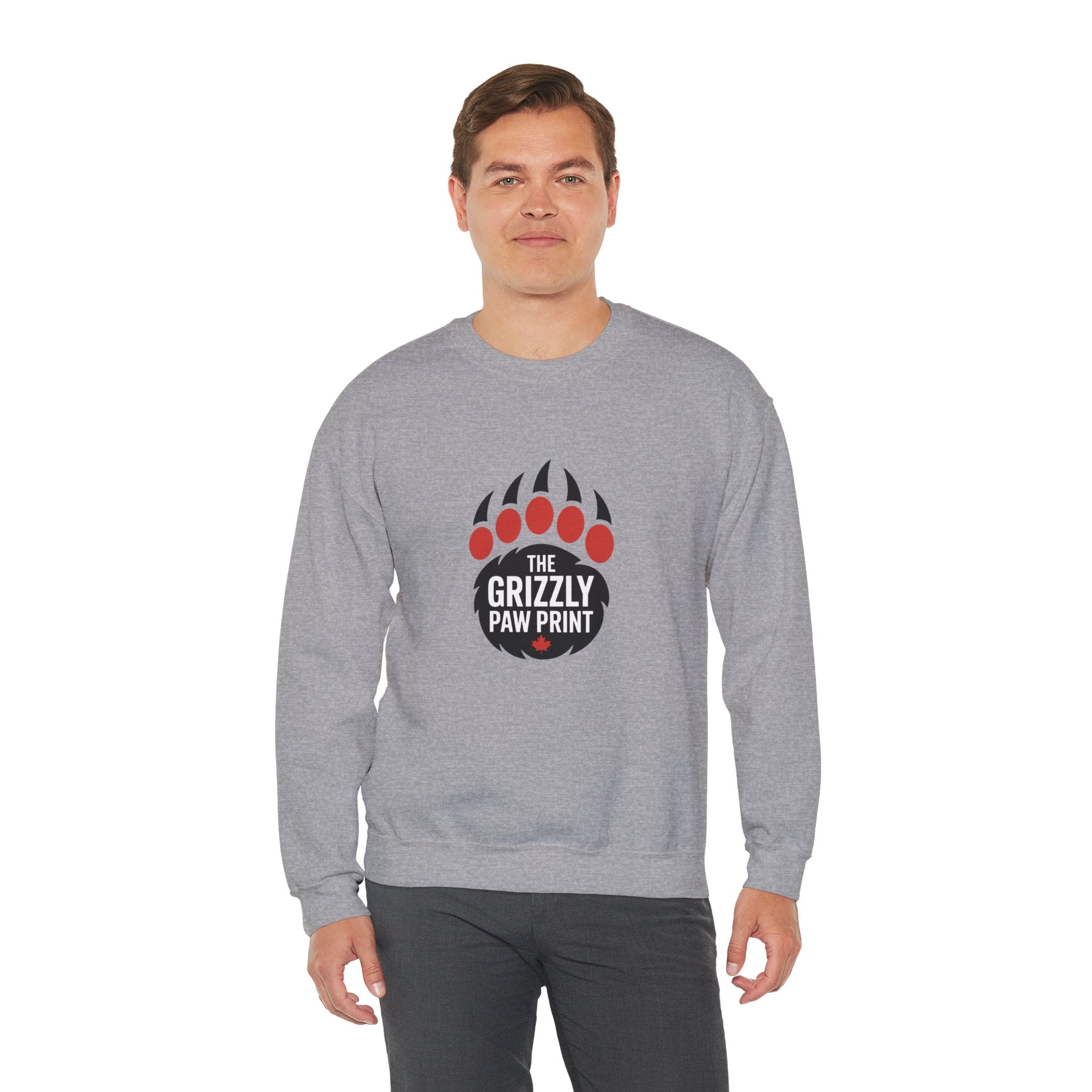 The Grizzly Paw Print Logo Crewneck - Sweatshirt