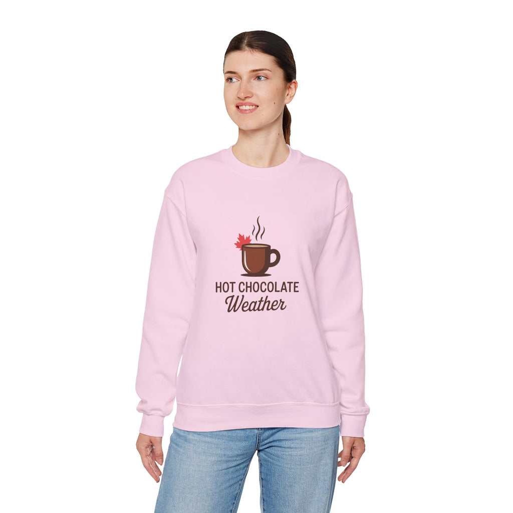Hot Chocolate Weather Sweatshirt – Cozy Fall & Winter Crewneck