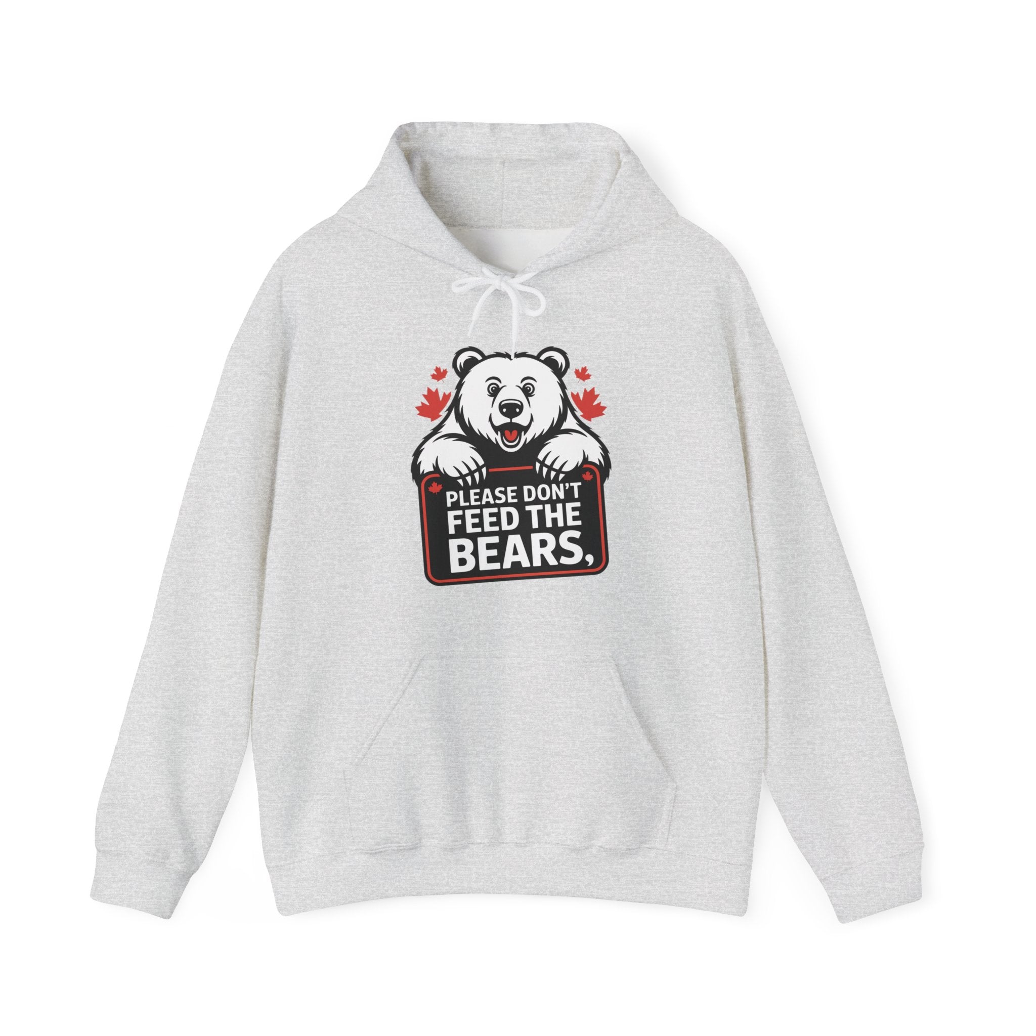 Please Don't Feed the Bears Hoodie — Funny Wildlife Safety Sweatshirt