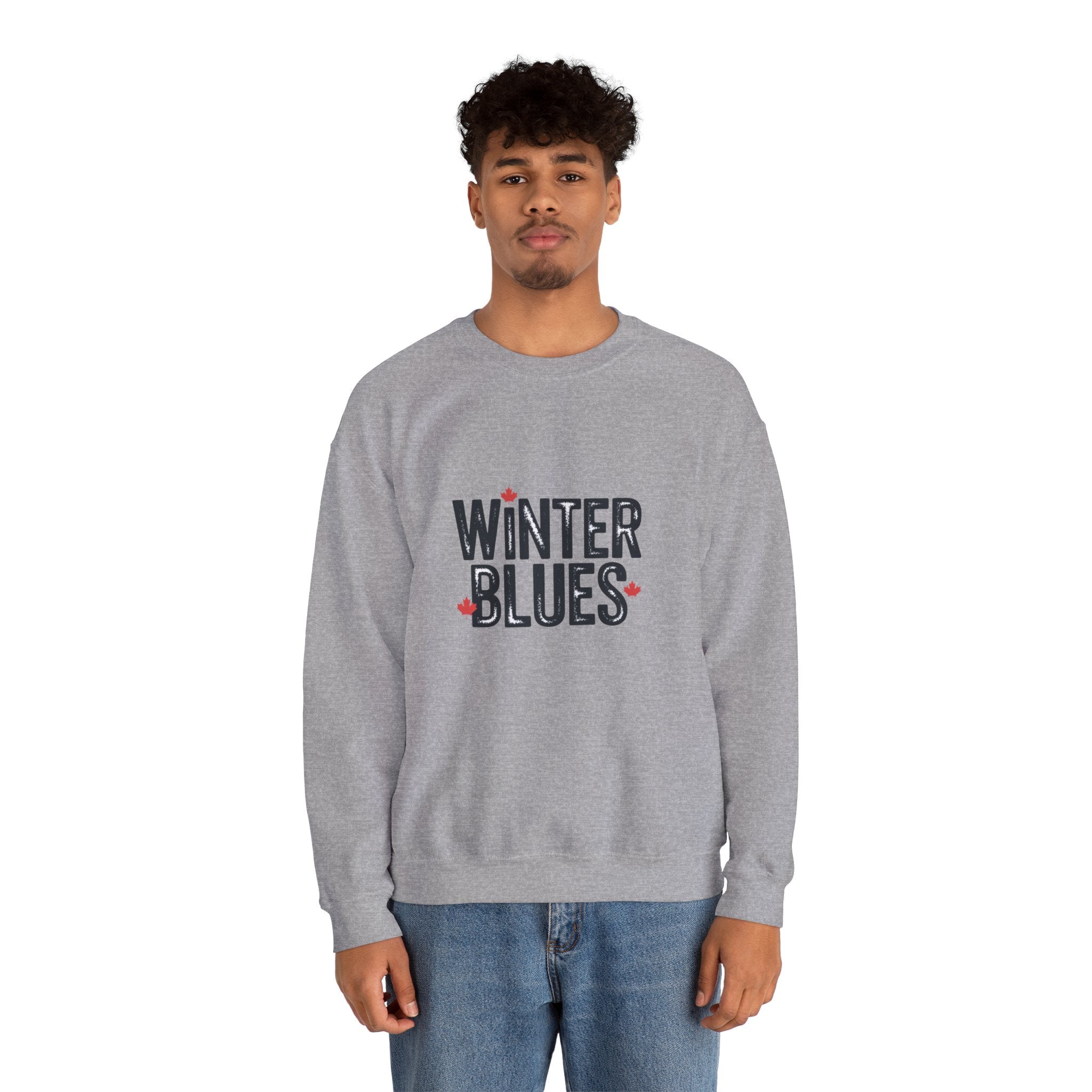 Winter Blues Sweatshirt — Cozy Seasonal Crewneck with Playful Text