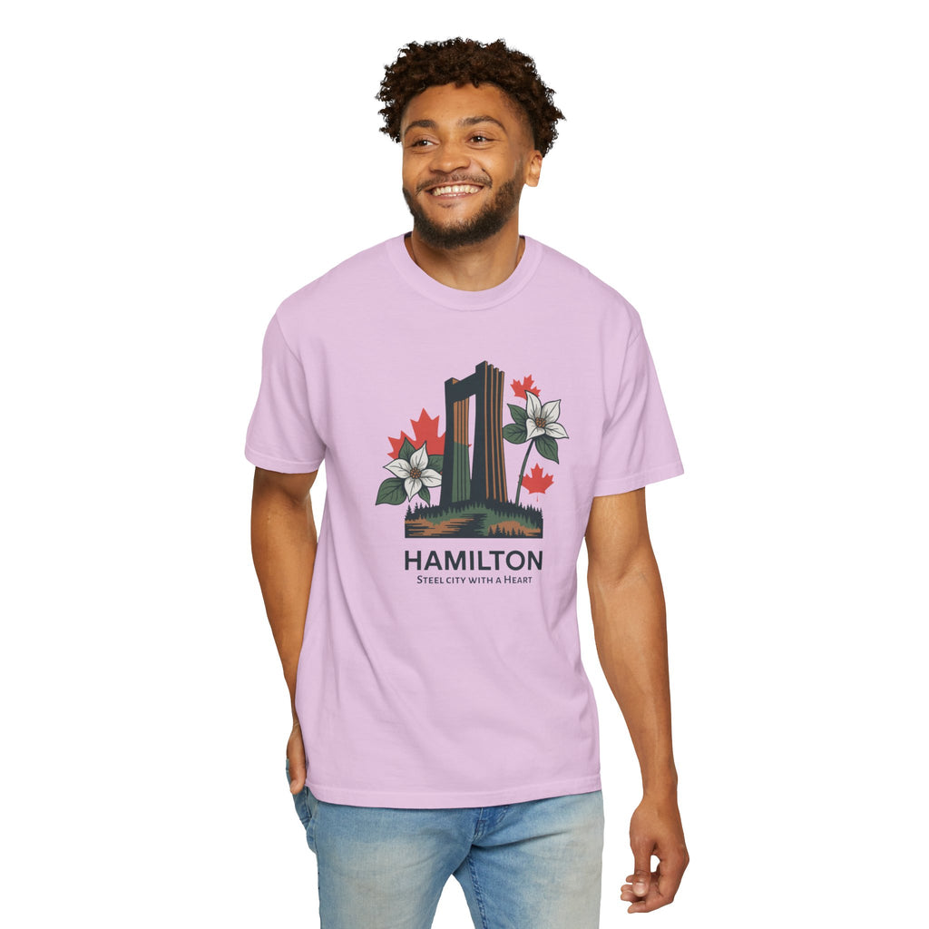 Hamilton Landmark Tee — 'Steel City with a Heart' Graphic T-Shirt