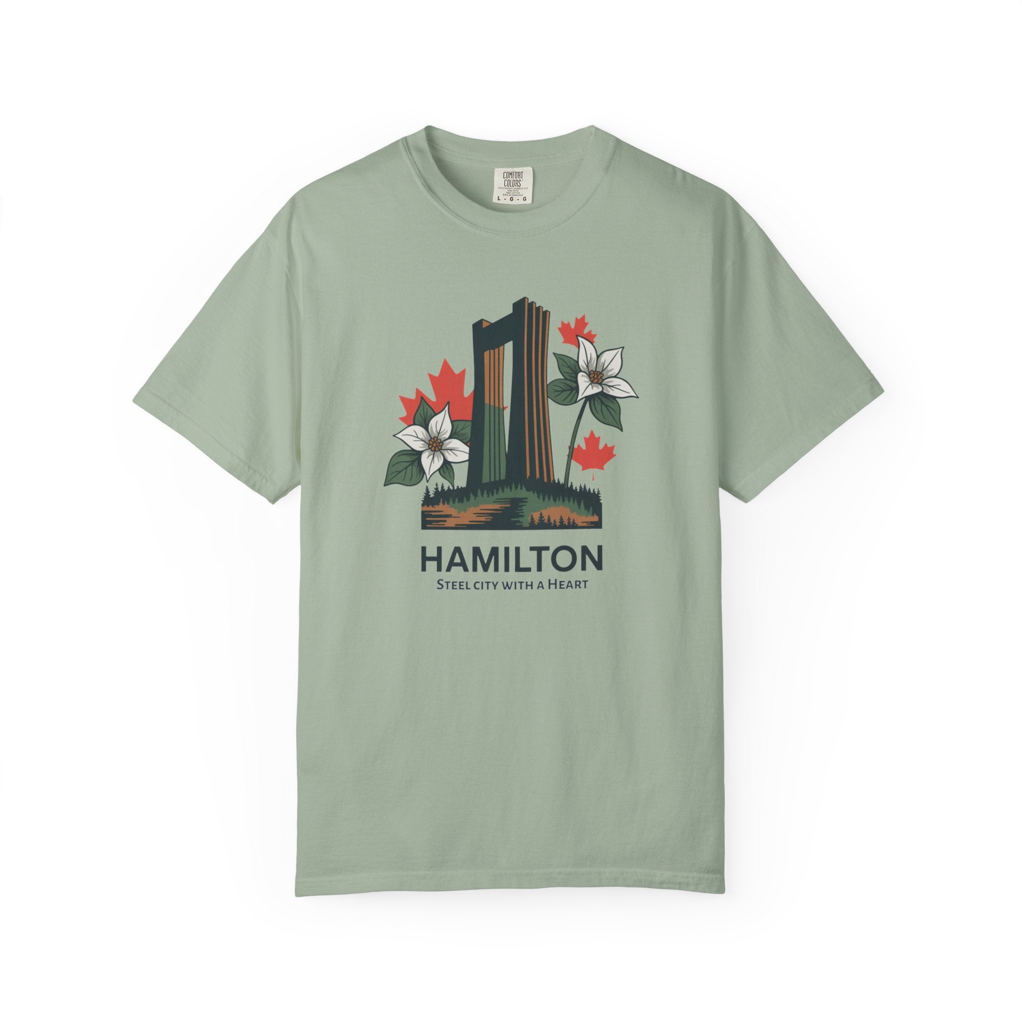 Hamilton Landmark Tee — 'Steel City with a Heart' Graphic T-Shirt