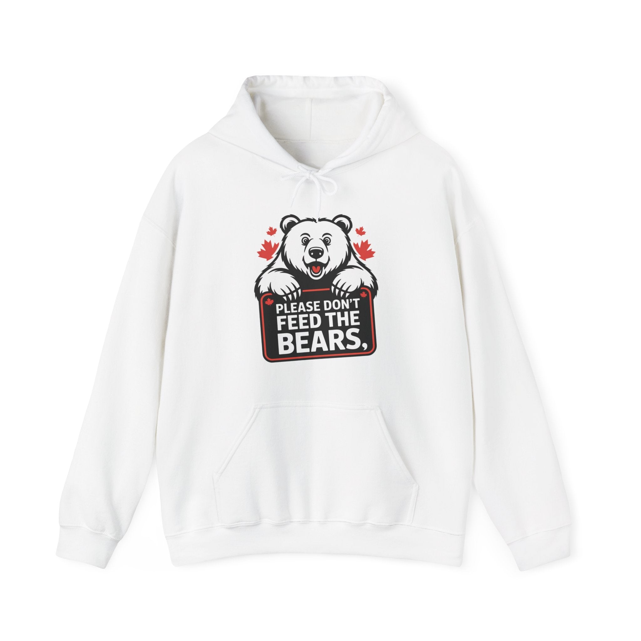 Please Don't Feed the Bears Hoodie — Funny Wildlife Safety Sweatshirt