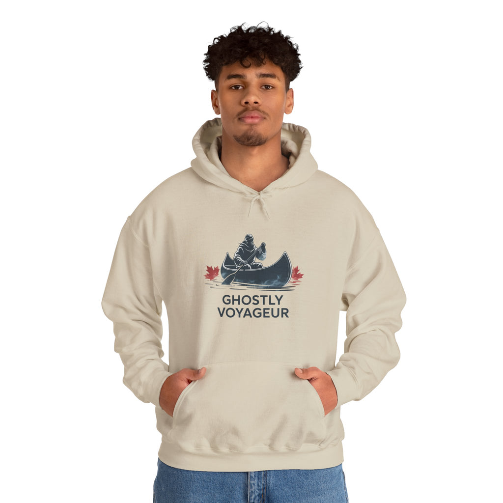 Ghostly Voyageur Canoe Hoodie