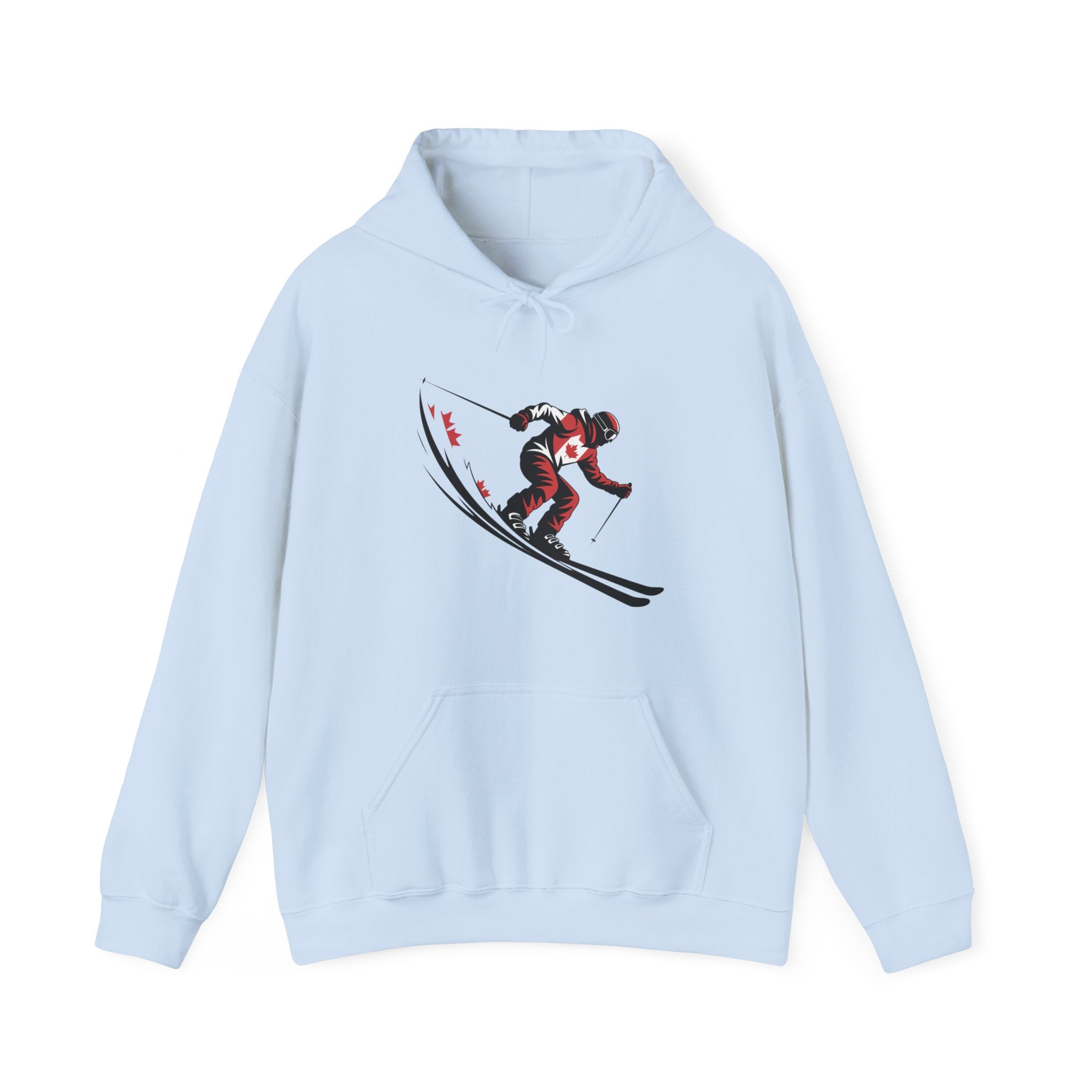 Ski Racer Hoodie – Retro Alpine Skier Graphic Sweatshirt