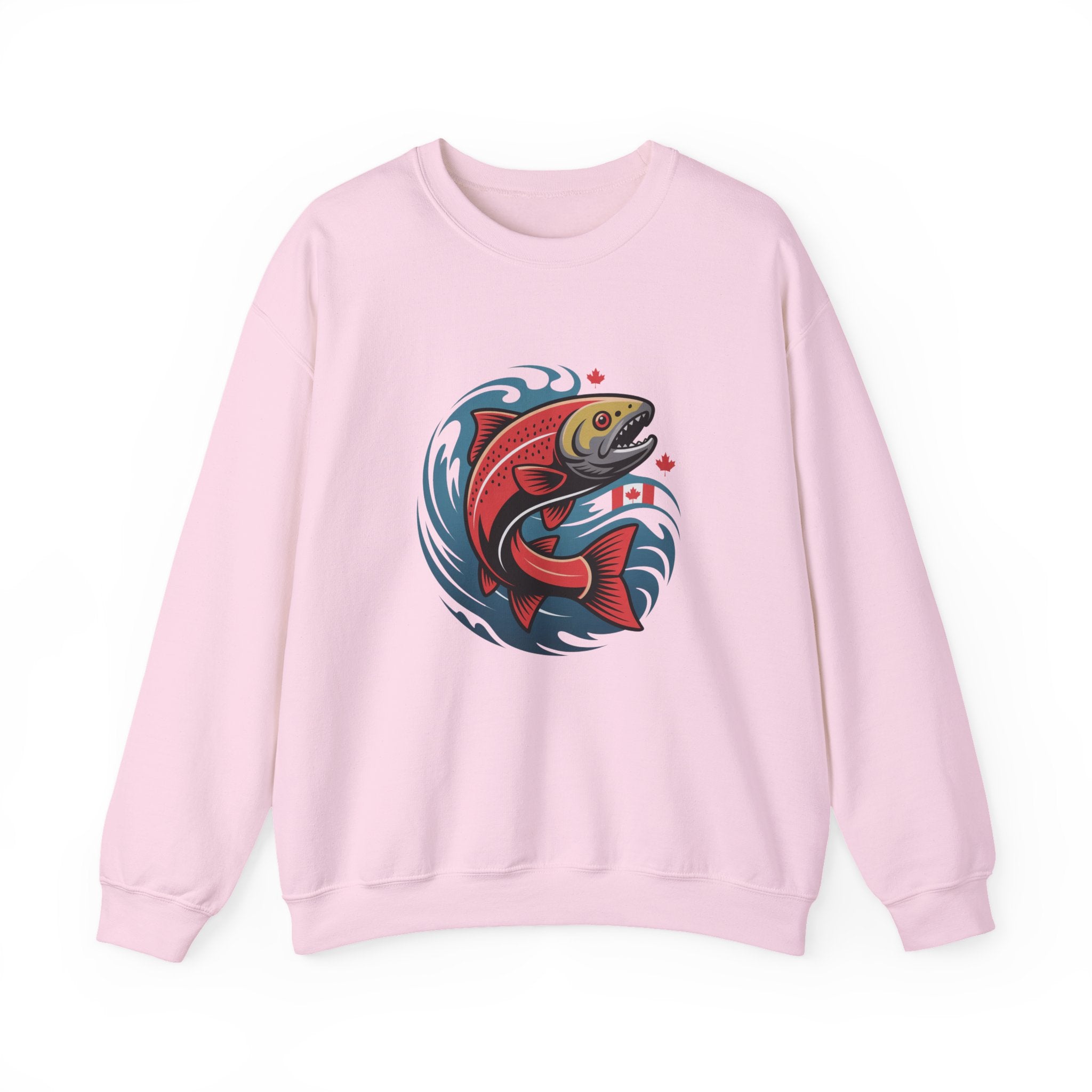 Salmon Wave Sweatshirt – Vintage Fishing Crewneck