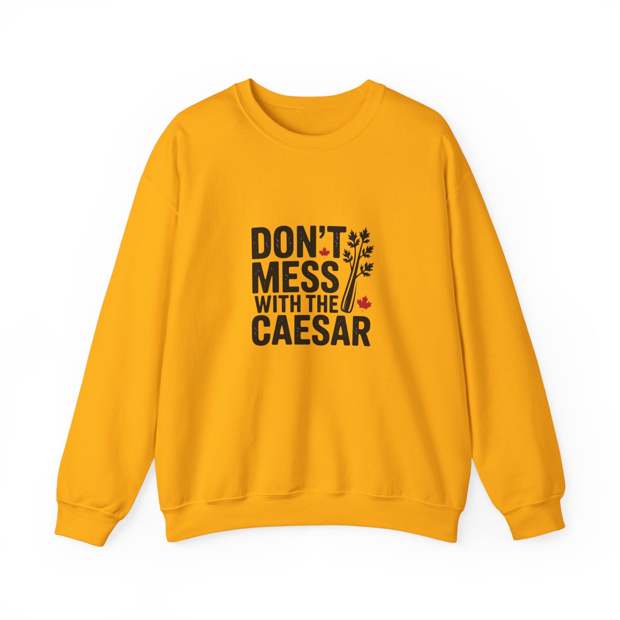 "Don't Mess with the Caesar" Roman Laurel Graphic Crewneck Sweatshirt