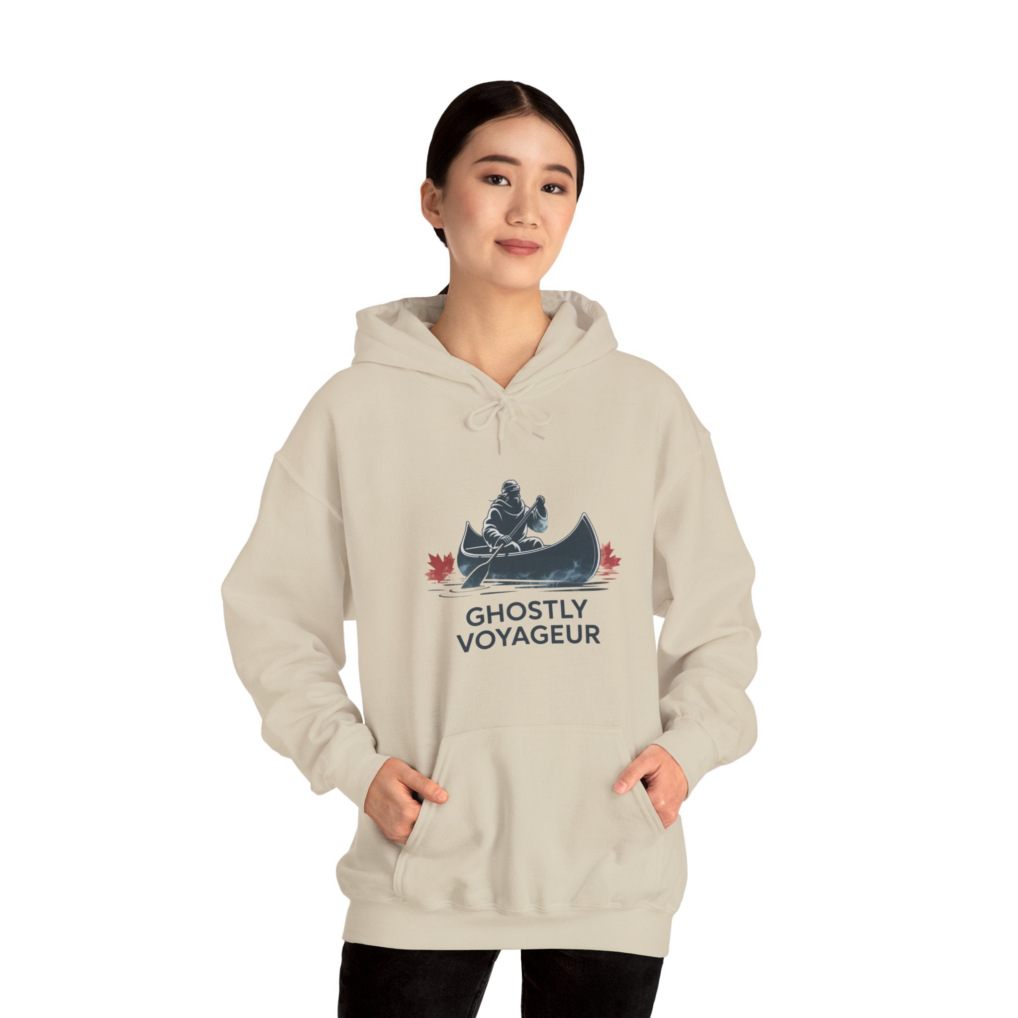 Ghostly Voyageur Canoe Hoodie