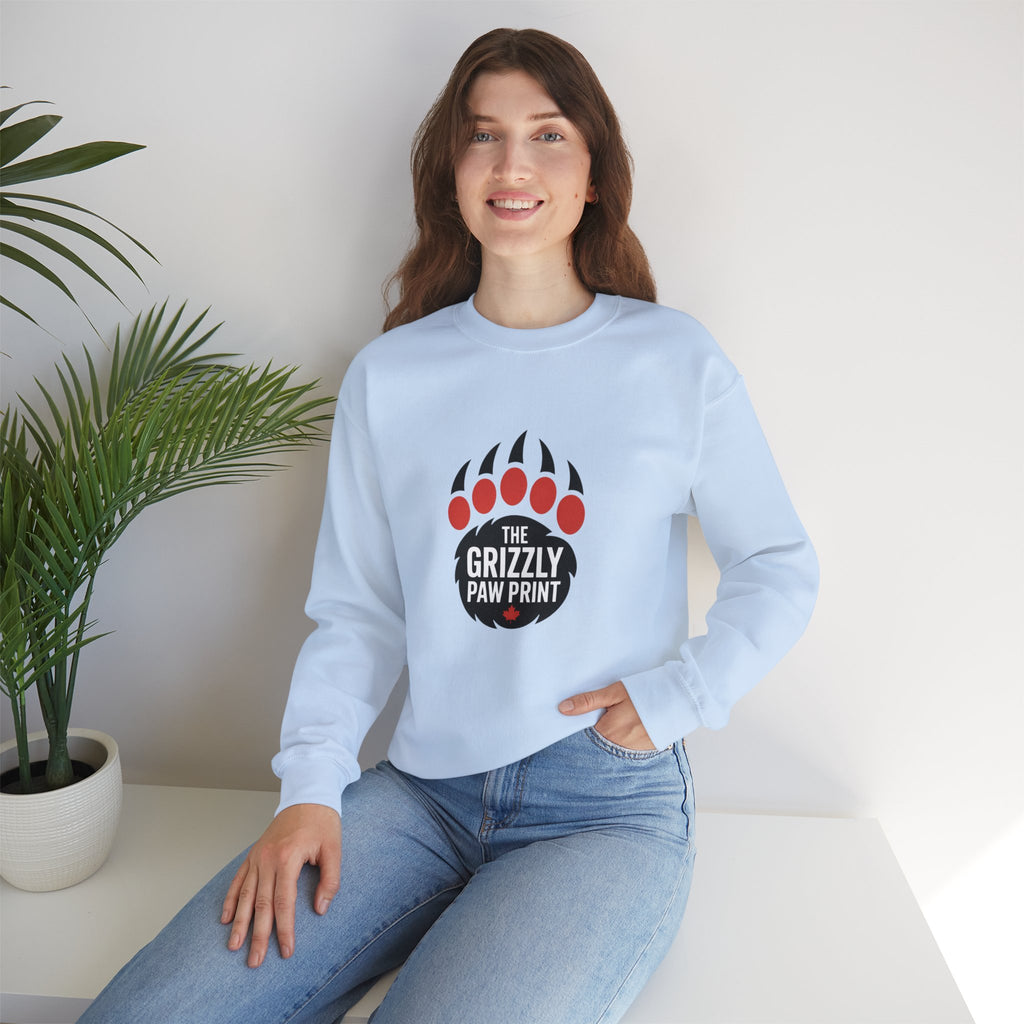 The Grizzly Paw Print Logo Crewneck - Sweatshirt