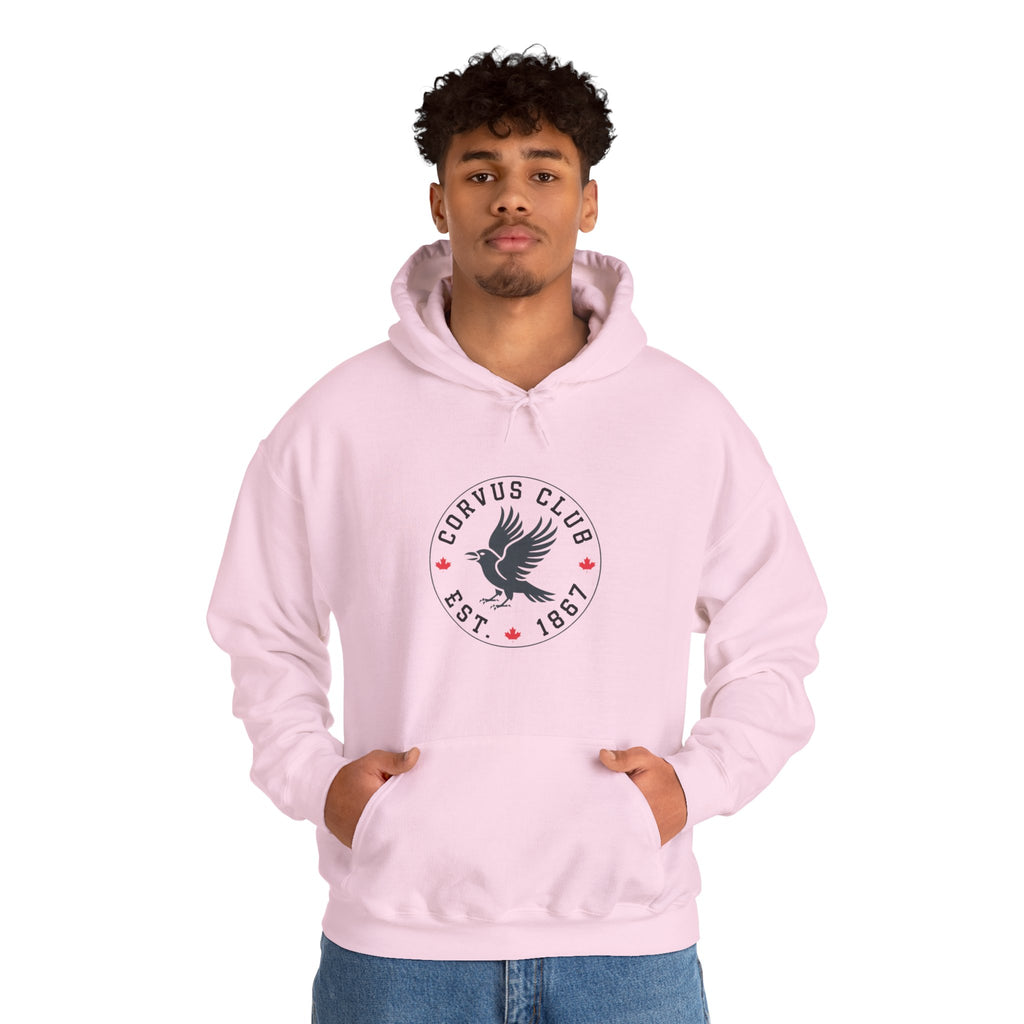 Corvus Club Est. 1861 Raven Crest - Pullover Hoodie