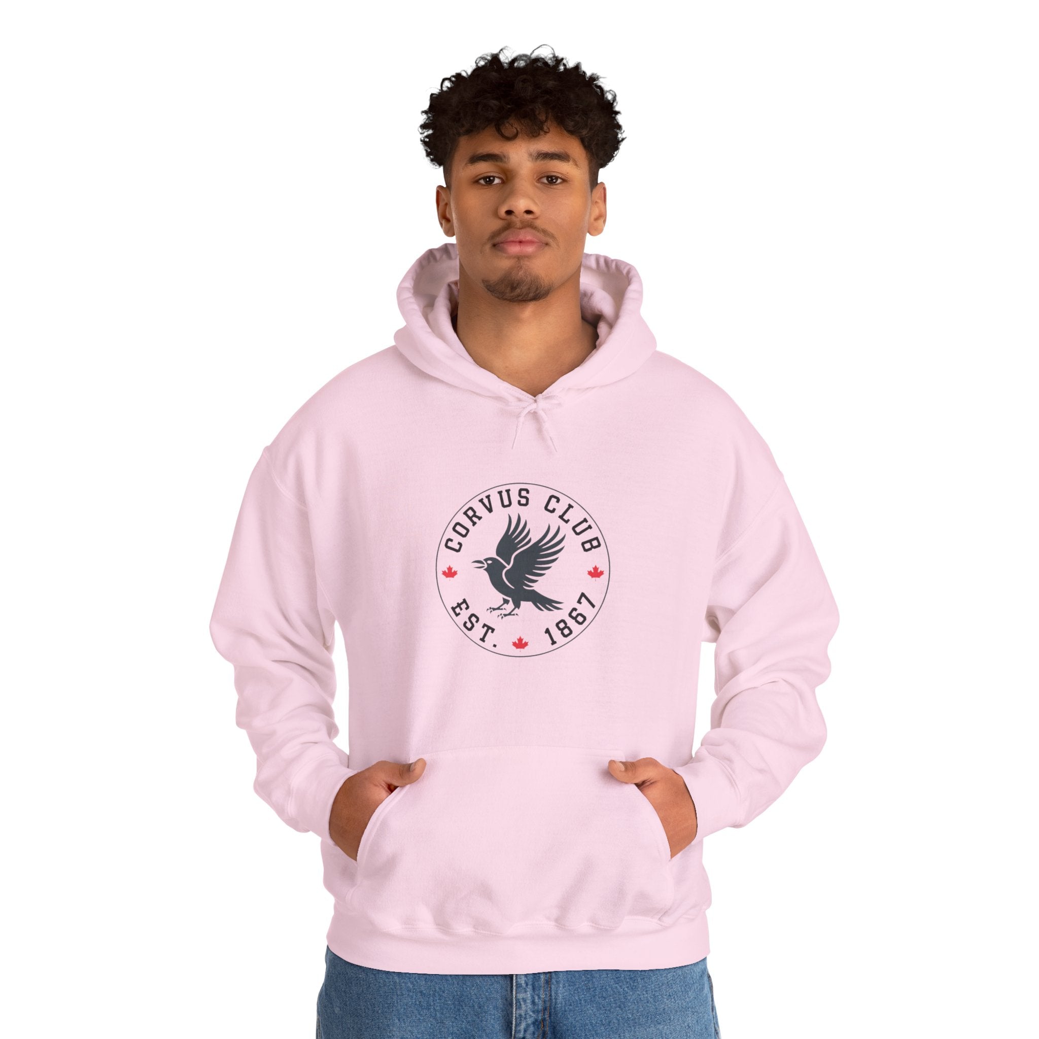 Corvus Club Est. 1861 Raven Crest - Pullover Hoodie