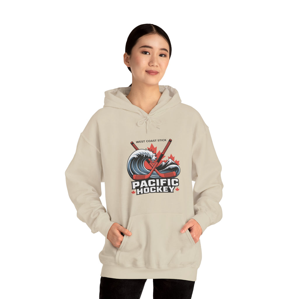 Pacific Hockey Hoodie — West Coast Waves Hockey Logo Pullover
