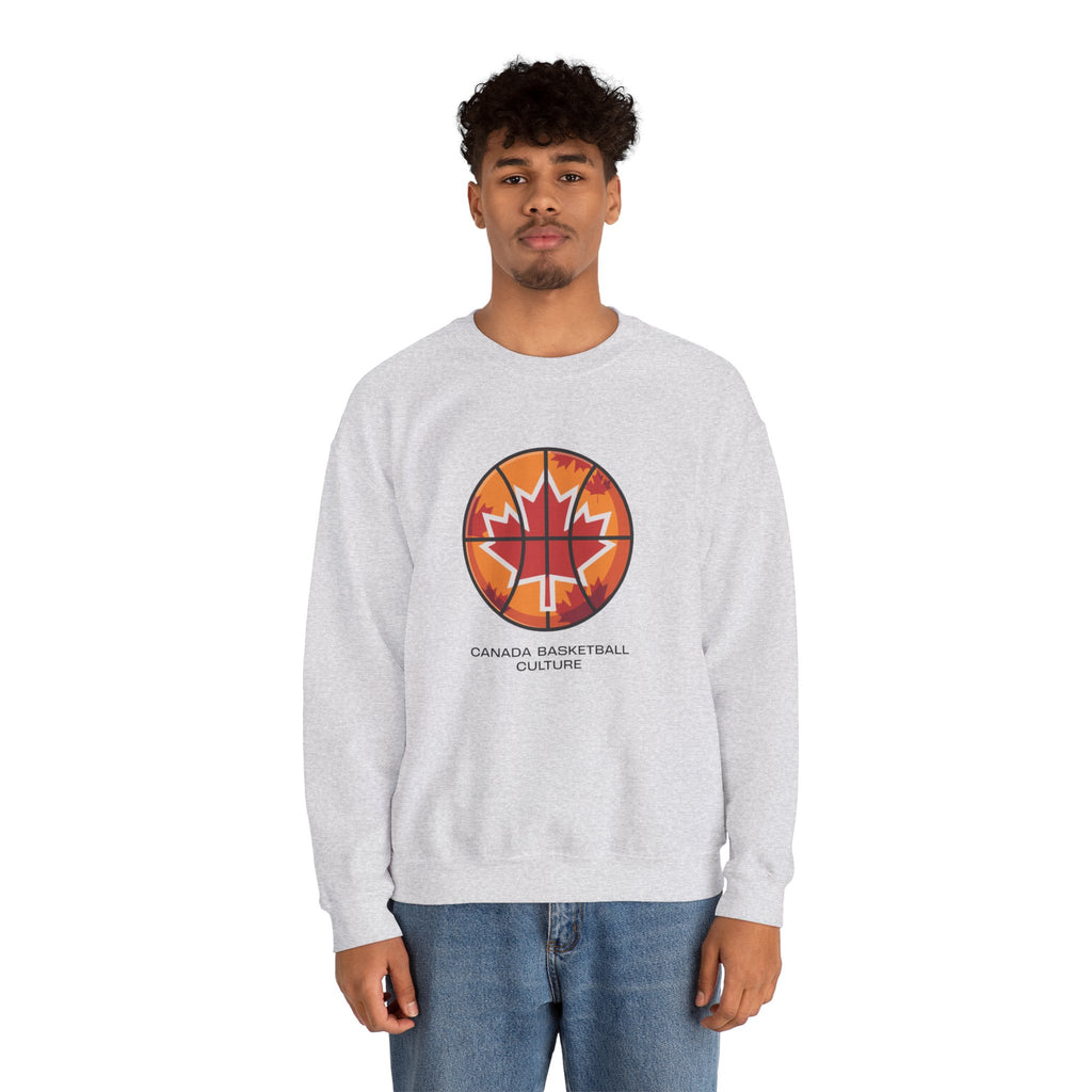 Canada Basketball Culture Sweatshirt — Maple Leaf Basketball Crewneck